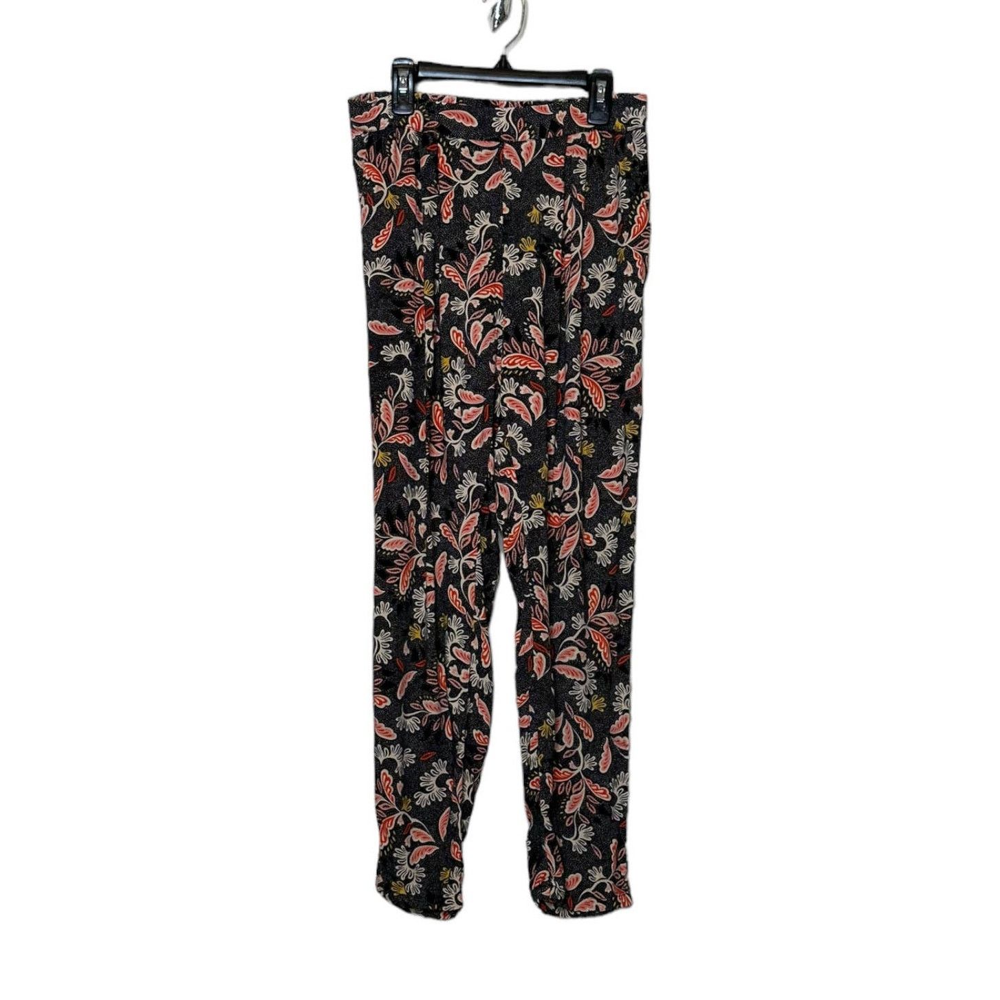 H&M H&M Black polka dots and floral pull on pants size 8 Size 30" / US 8 / IT 44 - 1 Thumbnail