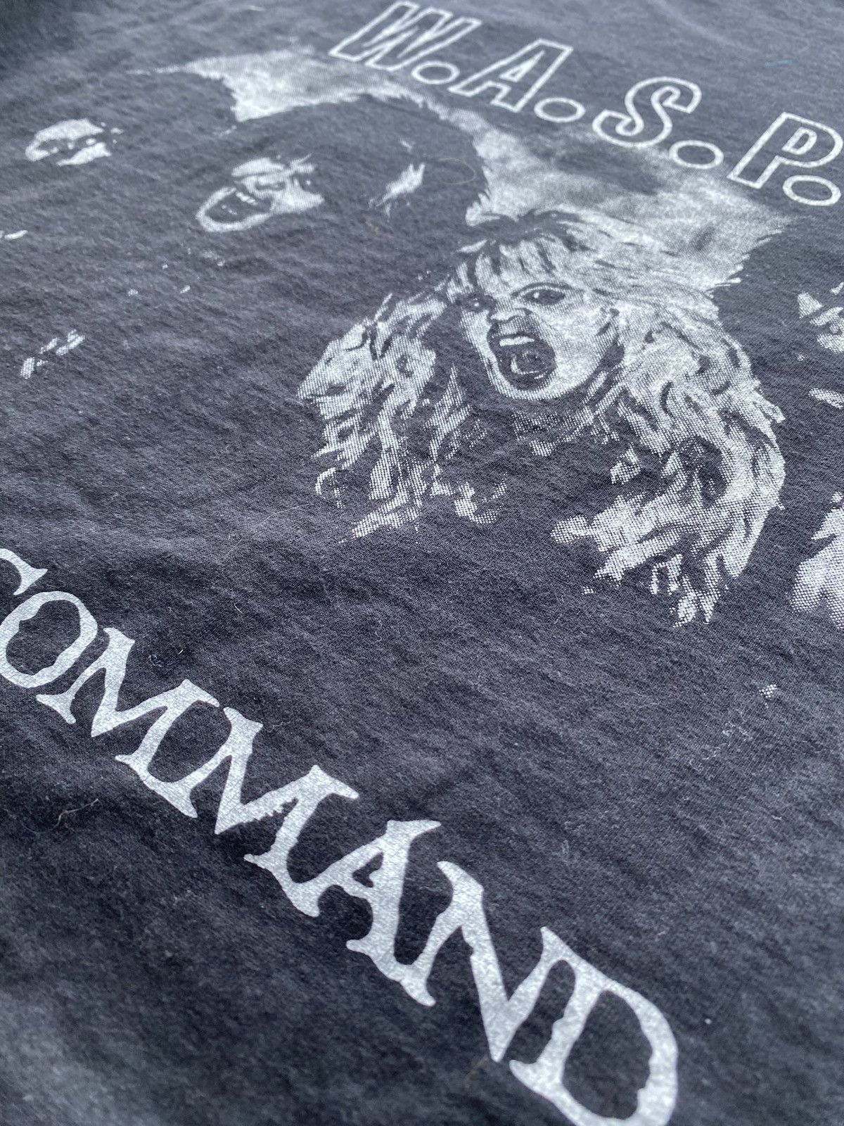 Band Tees 🔥W.A.S.P. Rock band punk “the last command” black tee Size US L / EU 52-54 / 3 - 11 Thumbnail