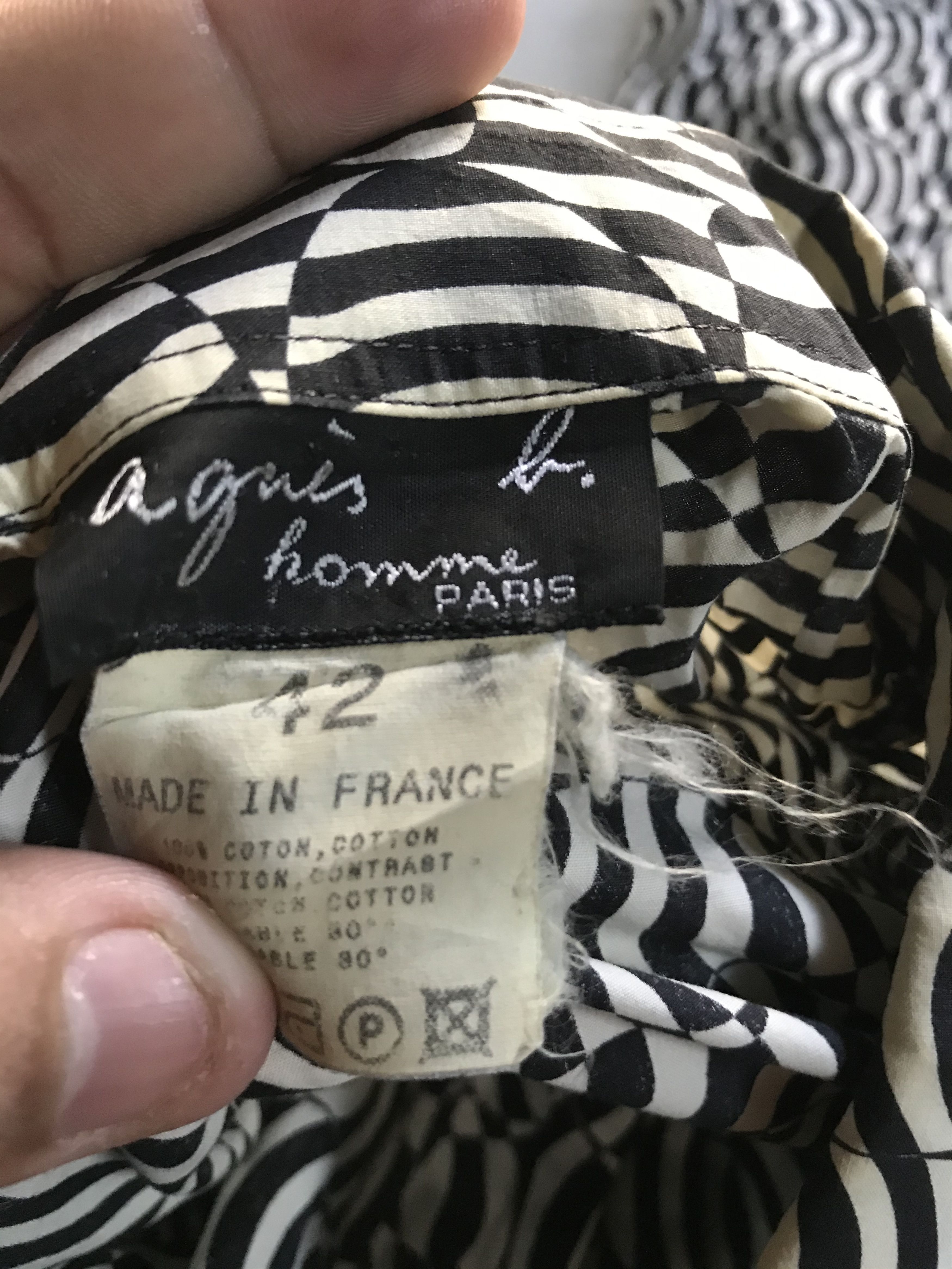 agnes b. Agnes B art design shirts Size L / US 10 / IT 46 - 5 Thumbnail