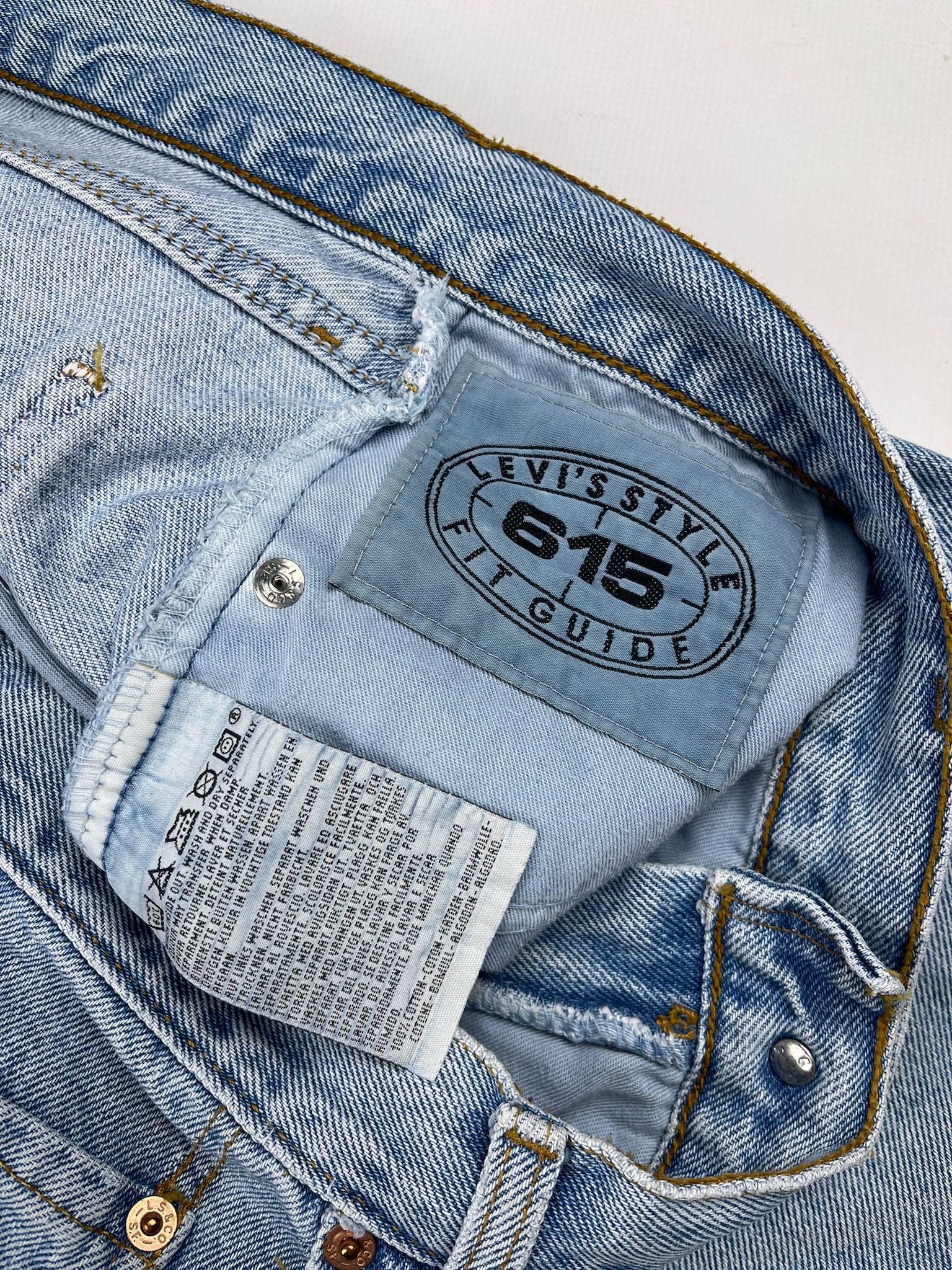 Levi's 90s Levi’s 615 Orange Tab Denim Jeans Vintage Size US 36 / EU 52 - 13 Thumbnail