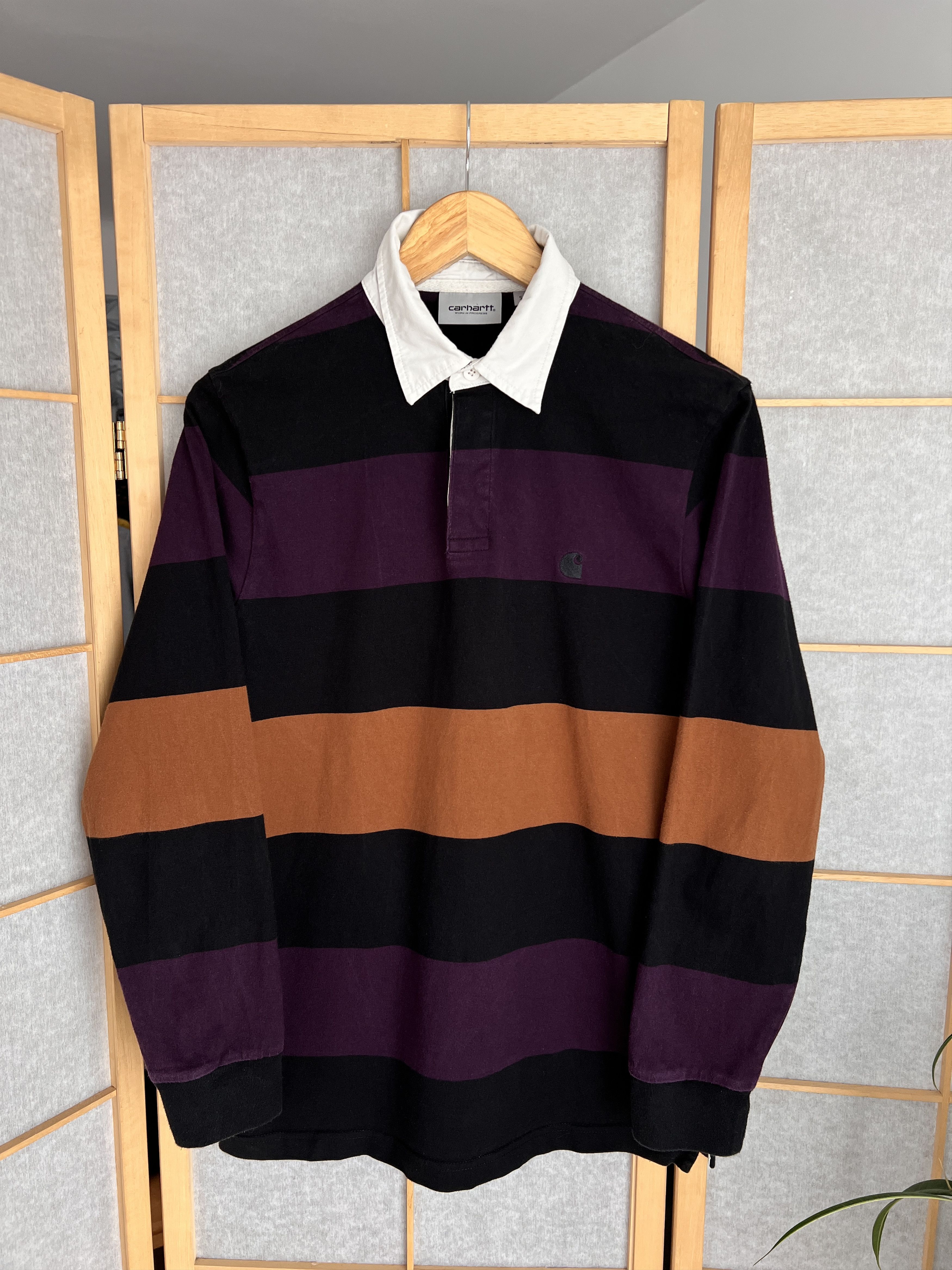 Carhartt Carhartt WIP L/S Hansen striped rugby polo shirt vintage 00s Size US S / EU 44-46 / 1 - 1 Thumbnail