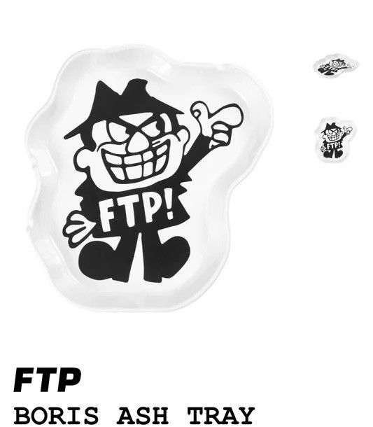 Fuck The Population FTP Boris Ash Tray Size ONE SIZE - 1 Thumbnail