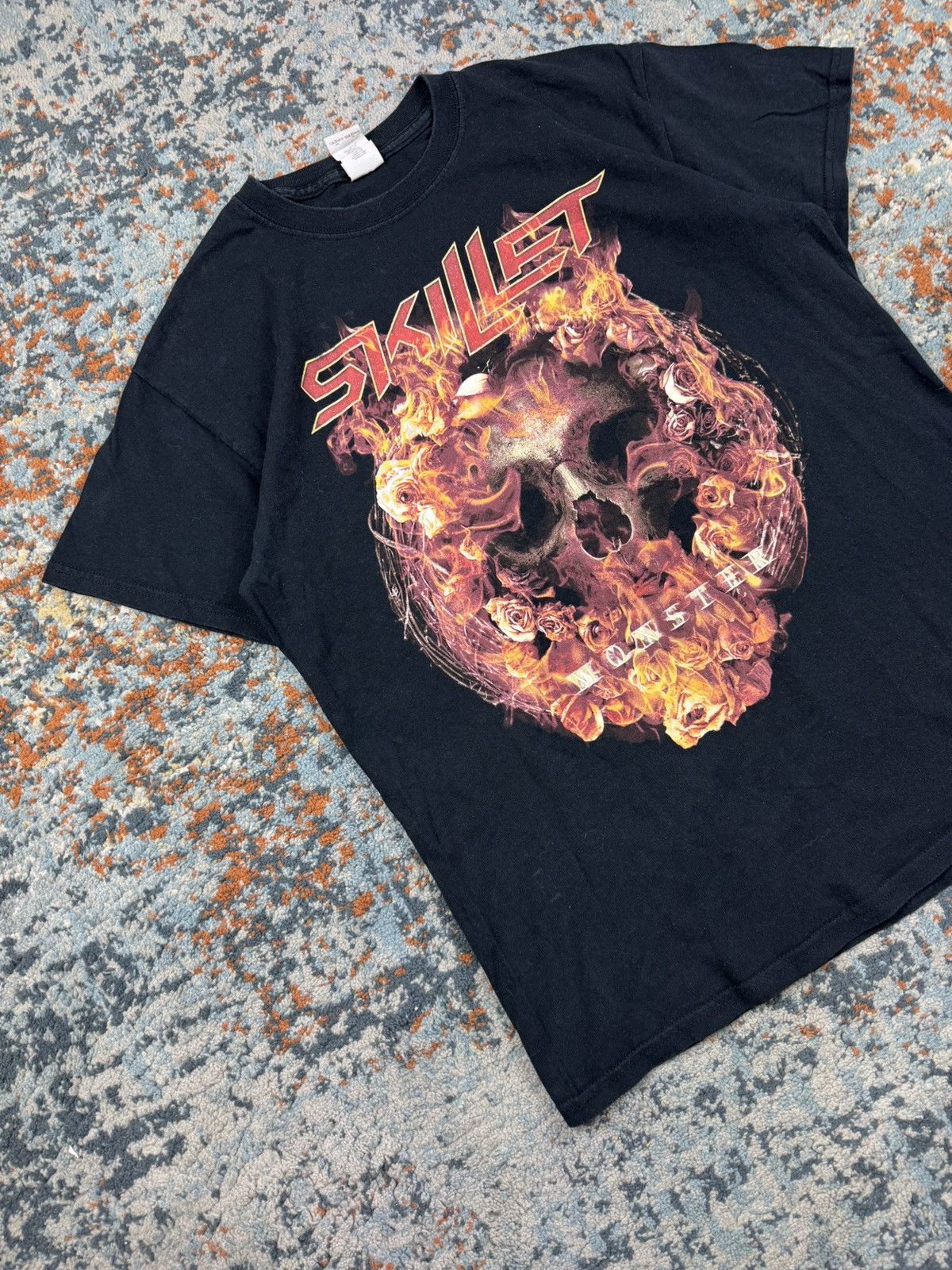 Band Tees × Vintage Vintage y2k Skillet monster graphic band tee Size US M / EU 48-50 / 2 - 2 Thumbnail