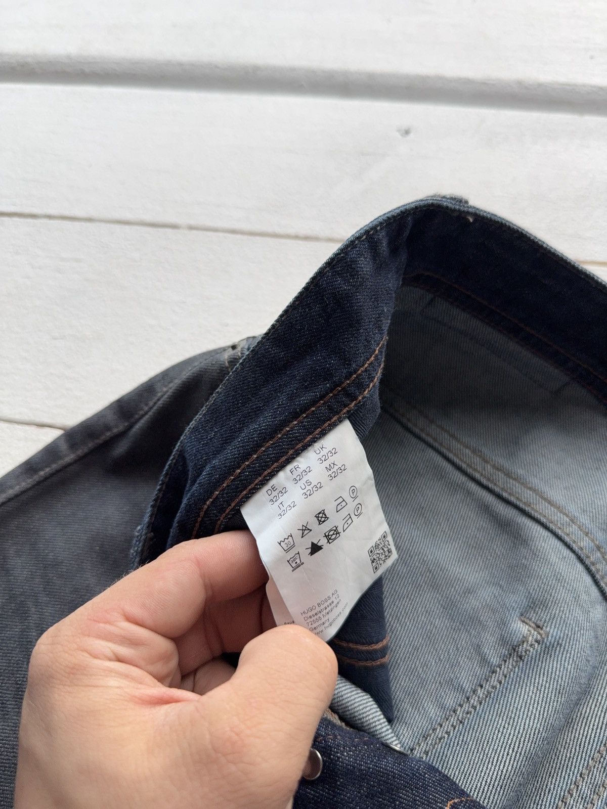 Hugo Boss Vinatage Style Luxury Designer Hugo Boss Orang tag jeans Size US 32 / EU 48 - 6 Thumbnail