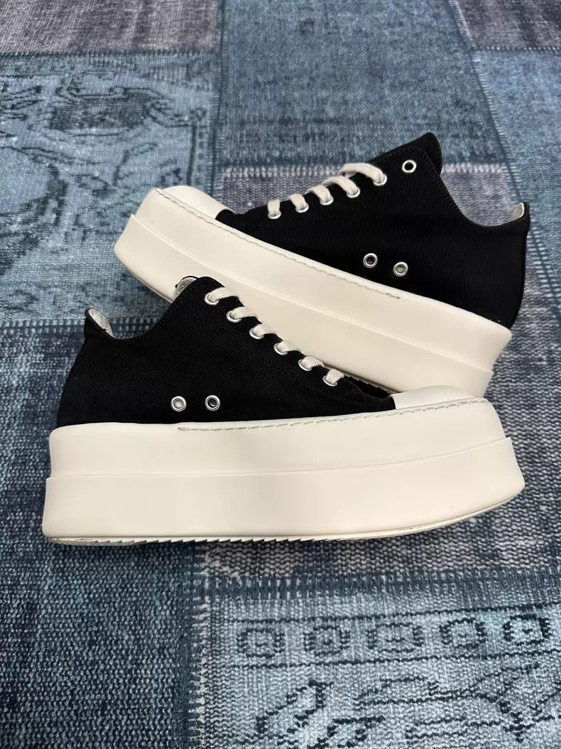 Rick Owens Rick Owens Large Converse with low top and thick bottom sh Size US 7 / EU 40 - 2 Thumbnail