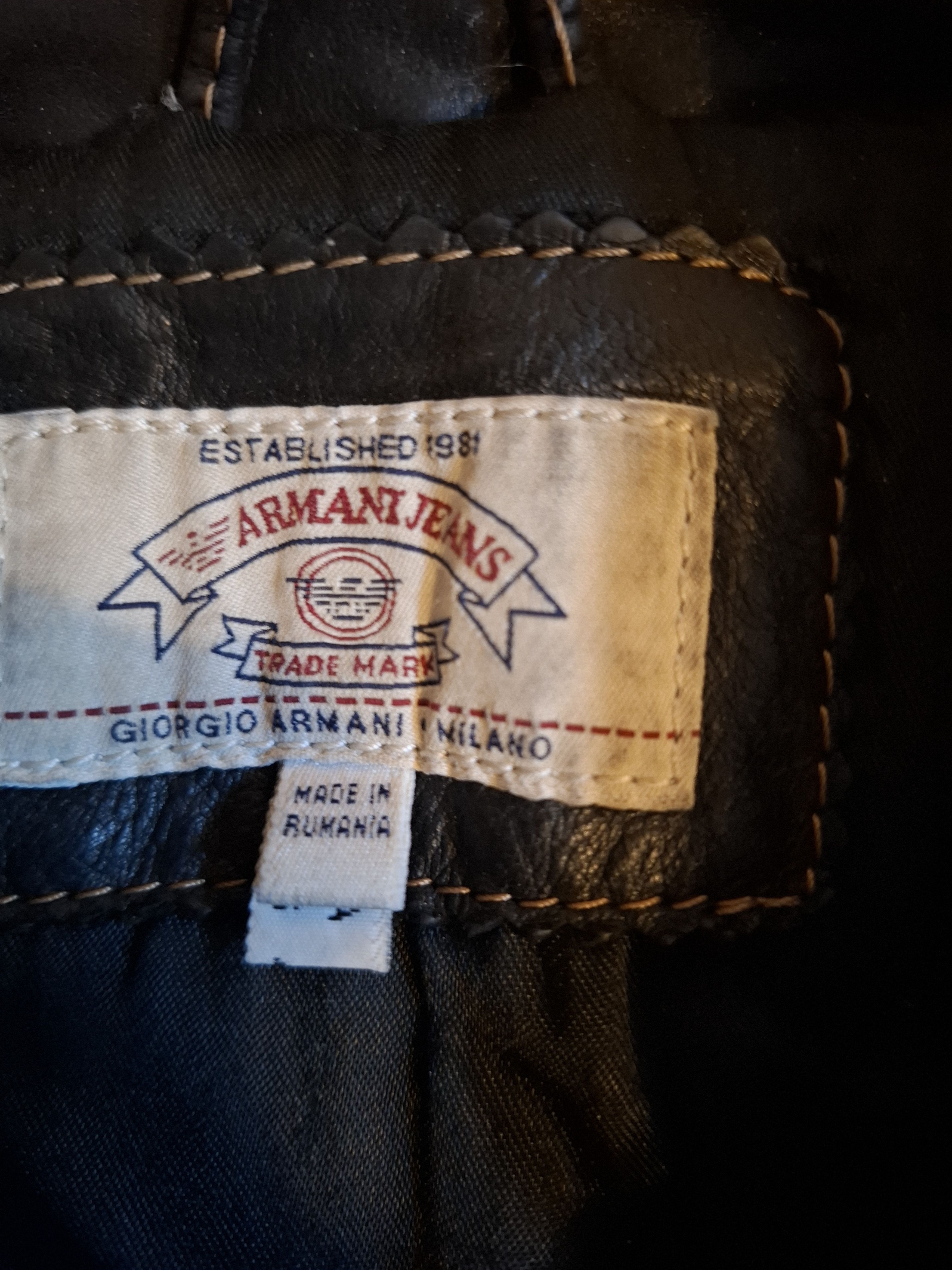 Armani Armani leather jacket Size US M / EU 48-50 / 2 - 8 Thumbnail
