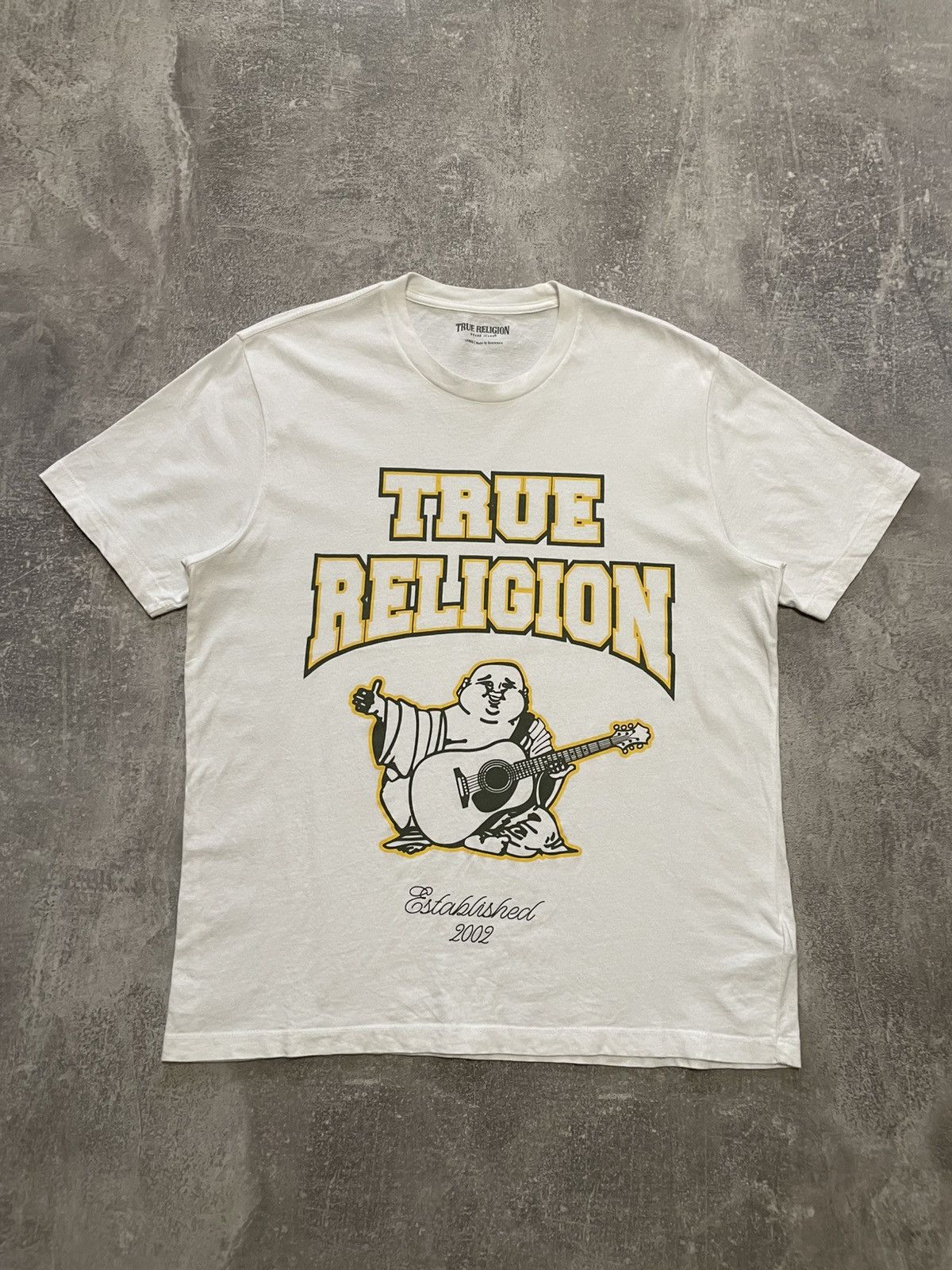 Rap Tees Vintage True Religion Big Logo Buddha Rap T-Shirt Size US L / EU 52-54 / 3 - 1 Thumbnail