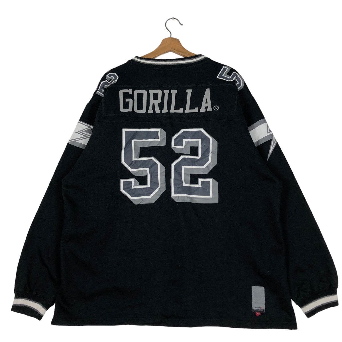 Japanese Brand 🔥Very Rare Sweatshirt Gorilla Big Logo Spell Out Skategang Size US XL / EU 56 / 4 - 9 Thumbnail
