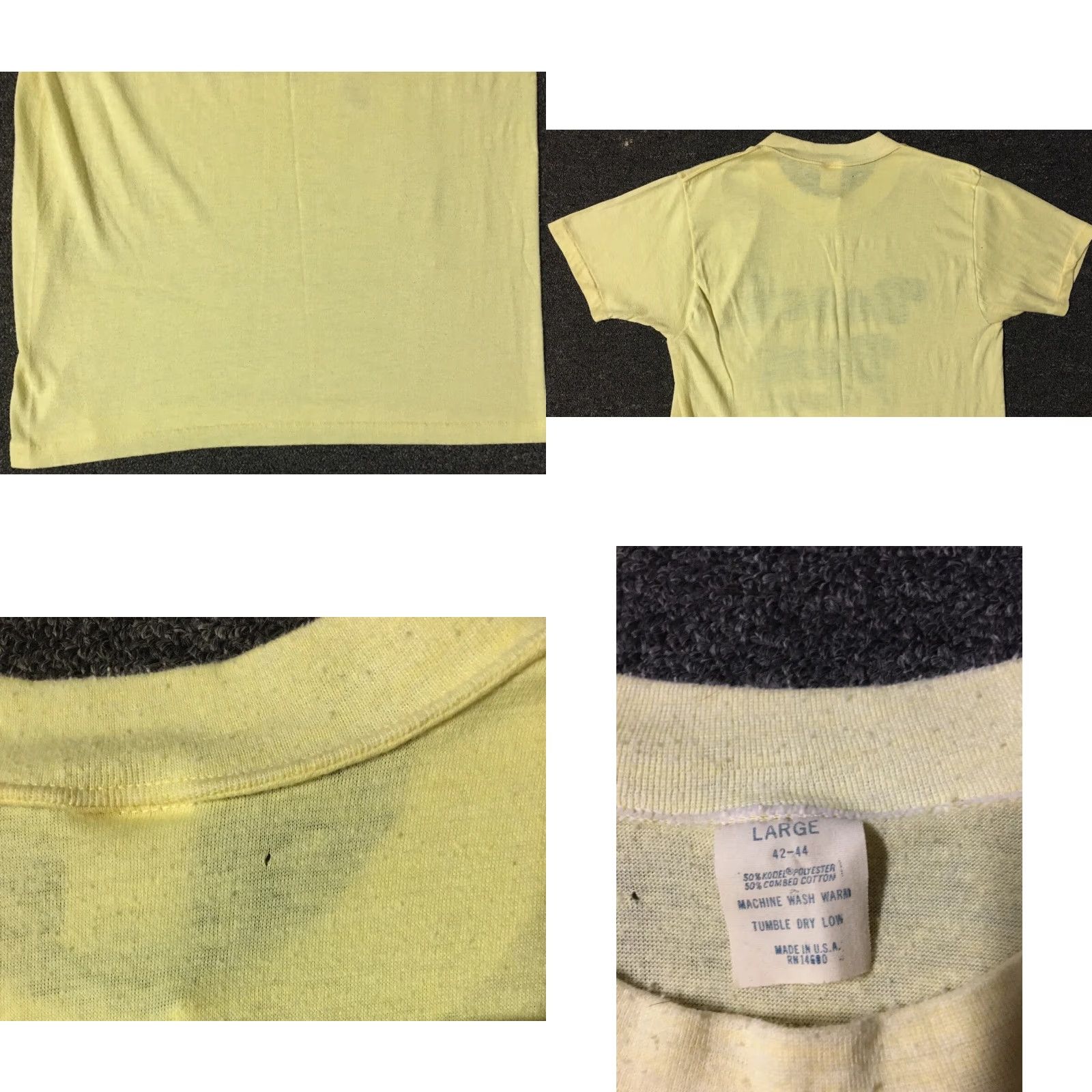 Vintage VINTAGE Hawaii Beach Bum Faded Shirt S USA Yellow Short Sleeve T-Shirt Graphic Tee Men 70s 80s Grunge Surf Ocean Beach Size US S / EU 44-46 / 1 - 8 Thumbnail