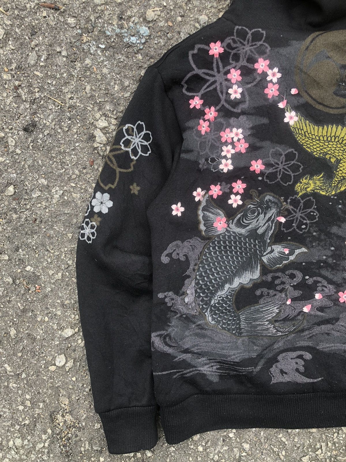 Japanese Brand RARE Vintage Overprint Embroidery Japanese Sukajan Hoodie Size US L / EU 52-54 / 3 - 19 Thumbnail