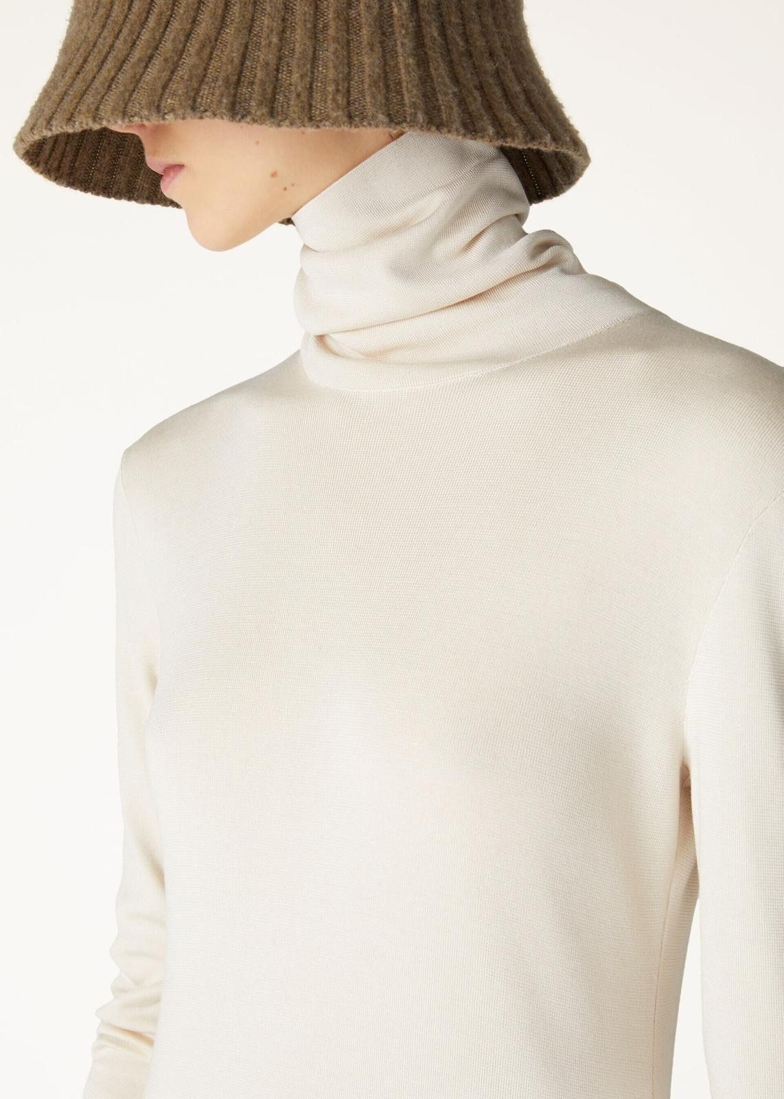 Loro Piana o1srvl11e1125 FAO5180 Lyskamm Dress in White Size M / US 6-8 / IT 42-44 - 5 Thumbnail