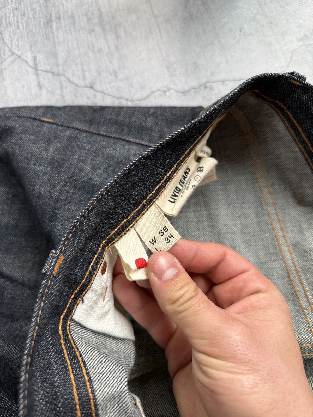 Japanese Brand selvedge denim y2k jeans Size US 36 / EU 52 - 6 Thumbnail