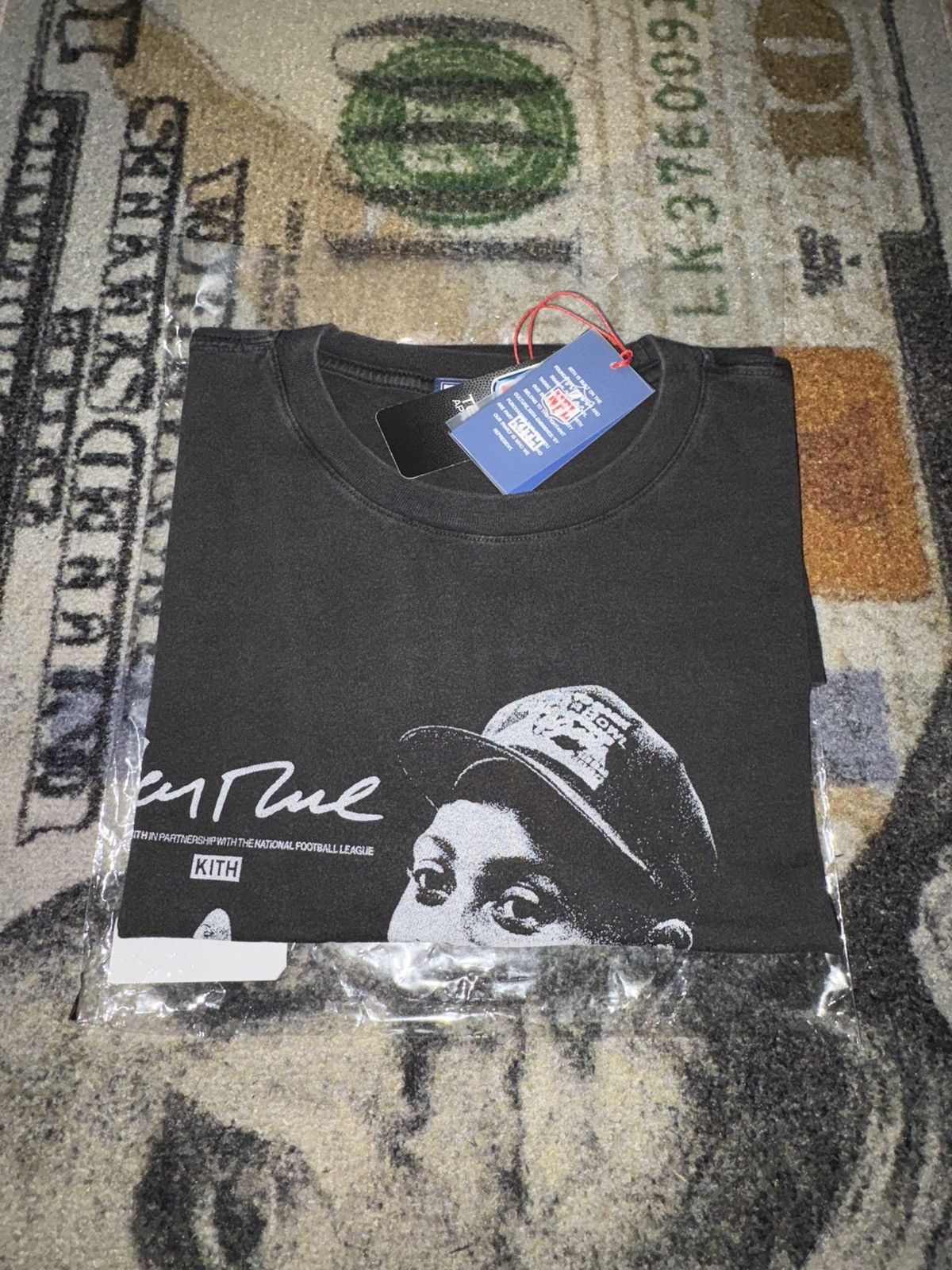 Kith × NFL Kith x NFL Jerry Rice Vintage Tee Black Size US XXL / EU 58 / 5 - 1 Thumbnail