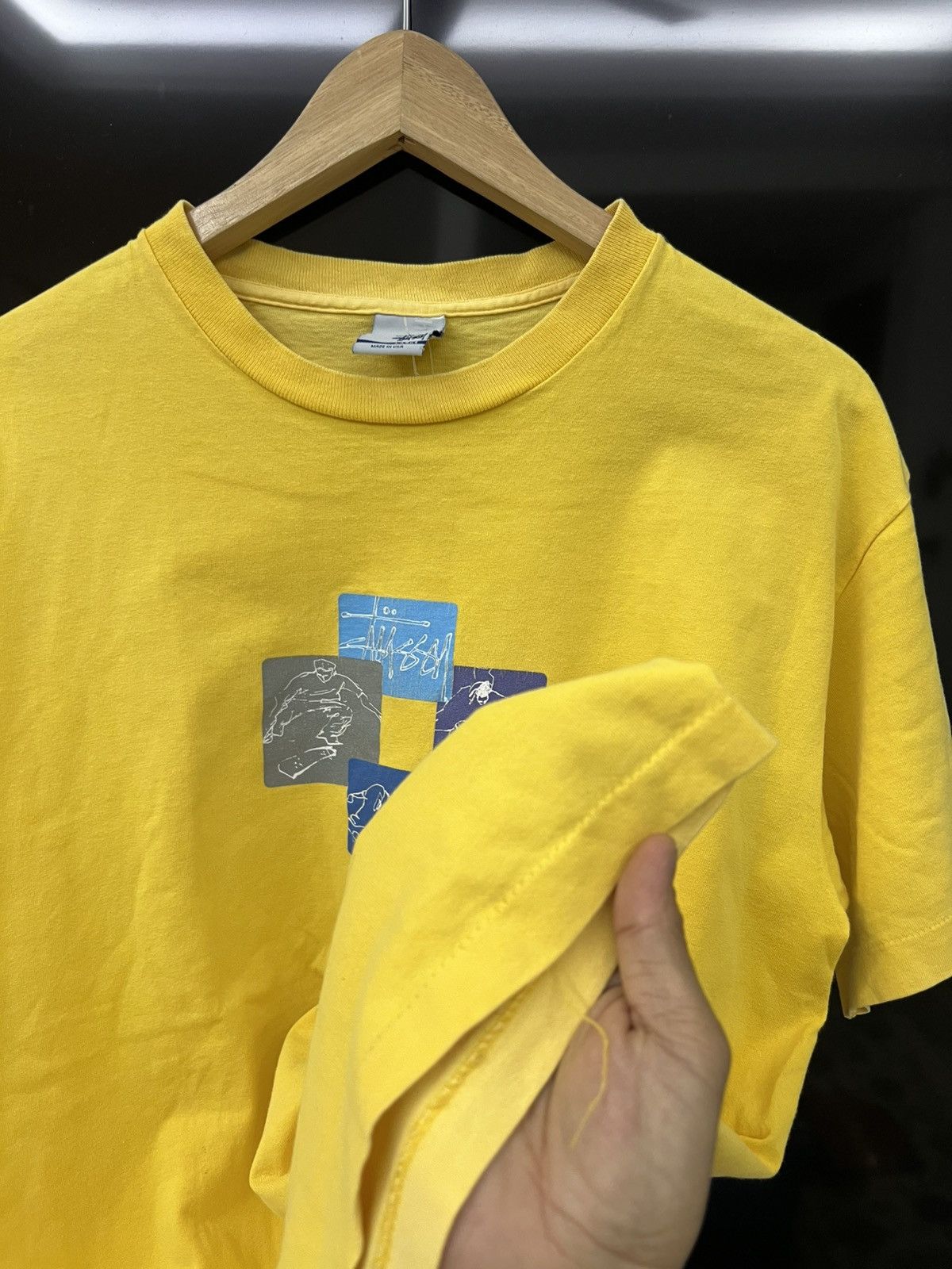 Stussy Vintage Stüssy Skate Graphic T-Shirt (Made in USA) Size US L / EU 52-54 / 3 - 7 Thumbnail