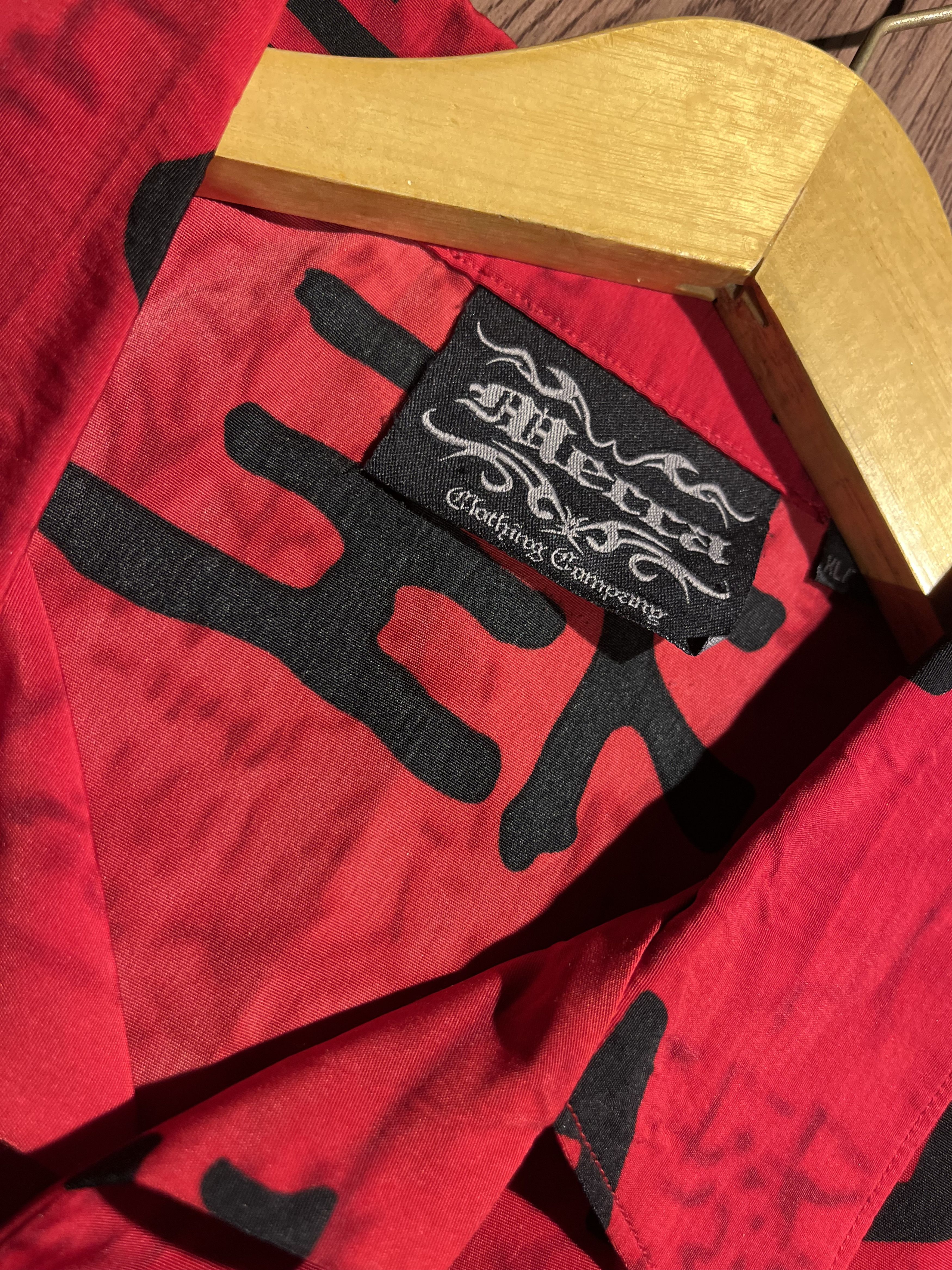 Mecca Vintage Mecca Japanese “Ryu” Dragon Full Print Shirt Size US XL / EU 56 / 4 - 4 Thumbnail