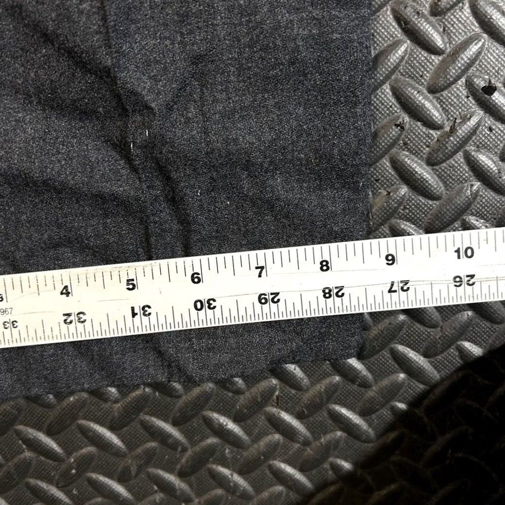 Evan Picone Evan-Picone Dress Pants Women 16W Gray Worsted Wool Straight Leg High Rise Trouser Pants Womens 16W Size 38" / US 16 / IT 52 - 7 Thumbnail