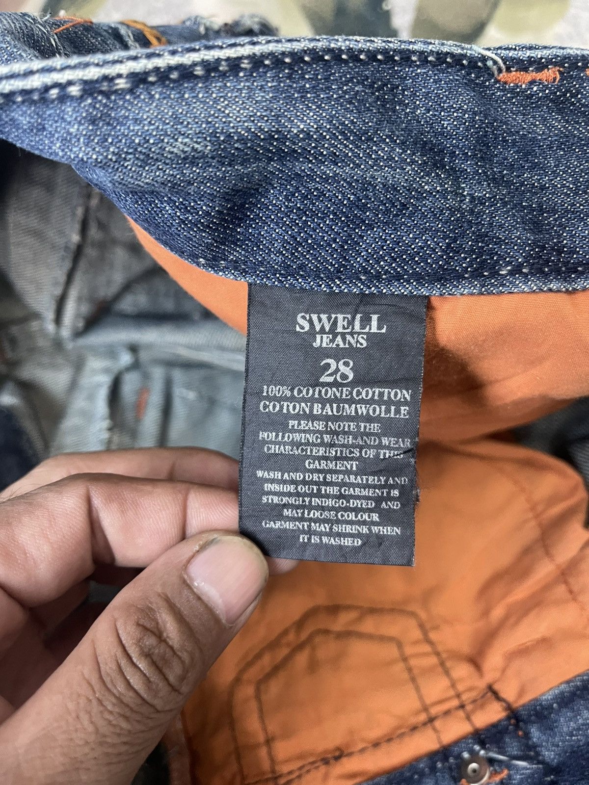 Japanese Brand Vintage Swell Jeans Style By L.B.D Flare Jeans Size 28" / US 6 / IT 42 - 17 Thumbnail