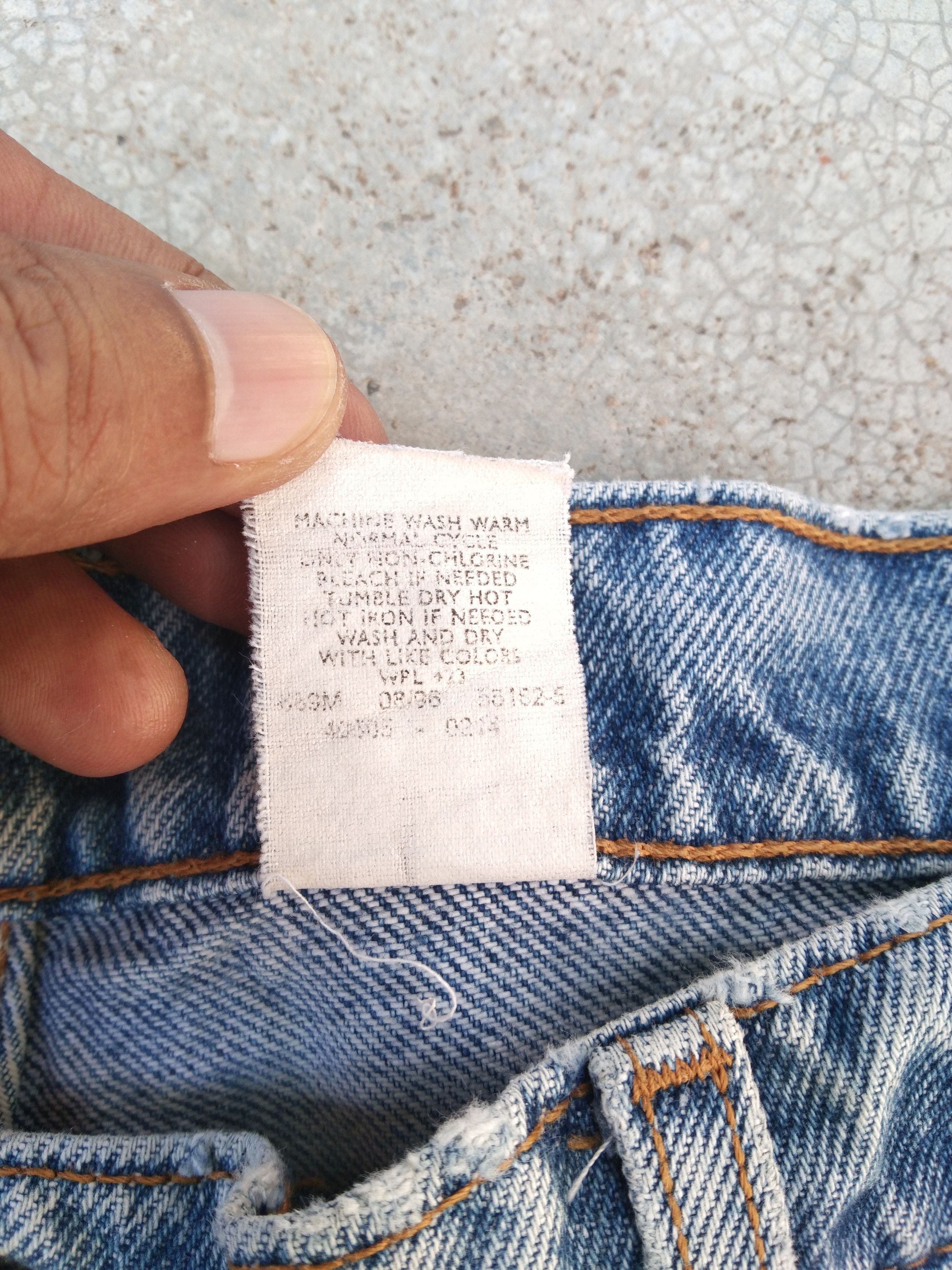 Levi's Vintage Levi's Jeans 505 Orange Tab Distressed 38x30 Size US 38 / EU 54 - 6 Thumbnail
