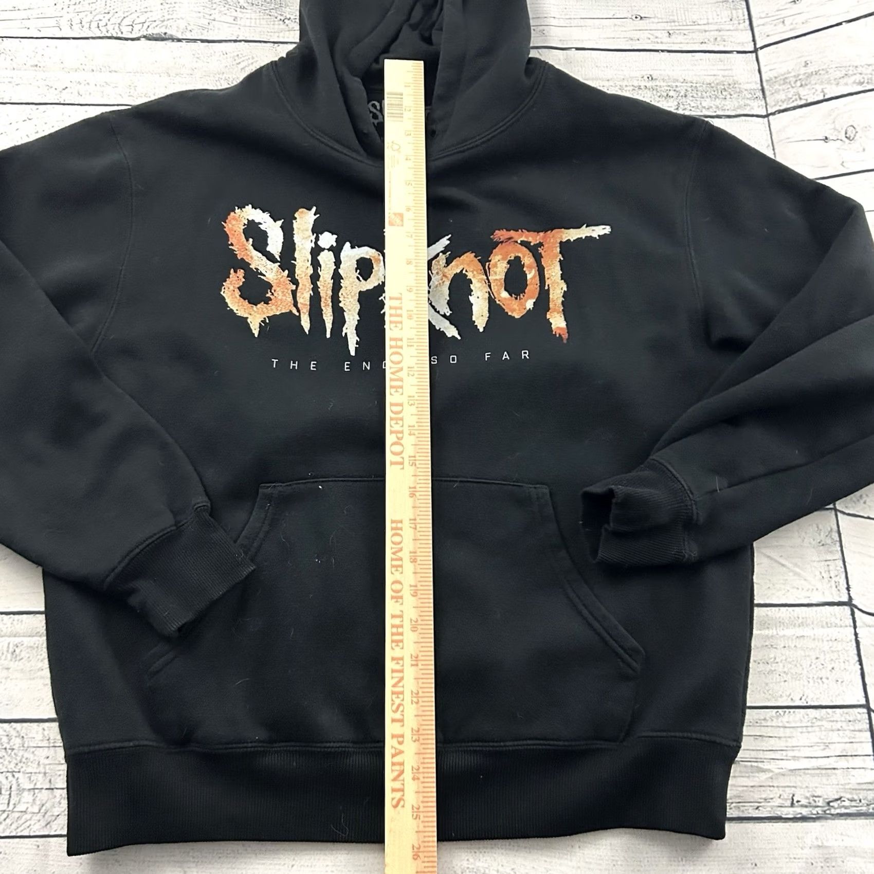 Vintage Slipknot The End So Far Pullover Hoodie Sweatshirt Men's M Black Size US M / EU 48-50 / 2 - 5 Thumbnail