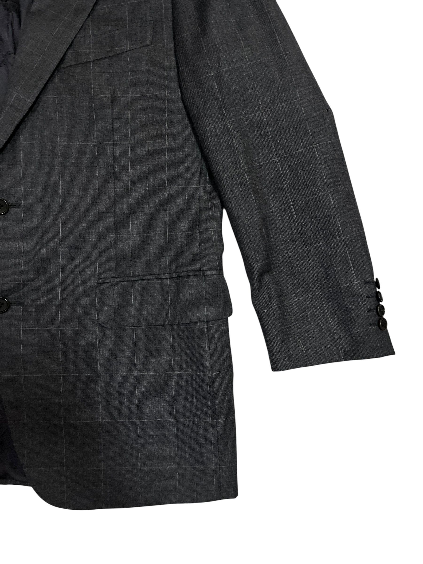Lanvin Lanvin Paris Made in Italy Plaid Wool Blazer Size 42R - 5 Thumbnail