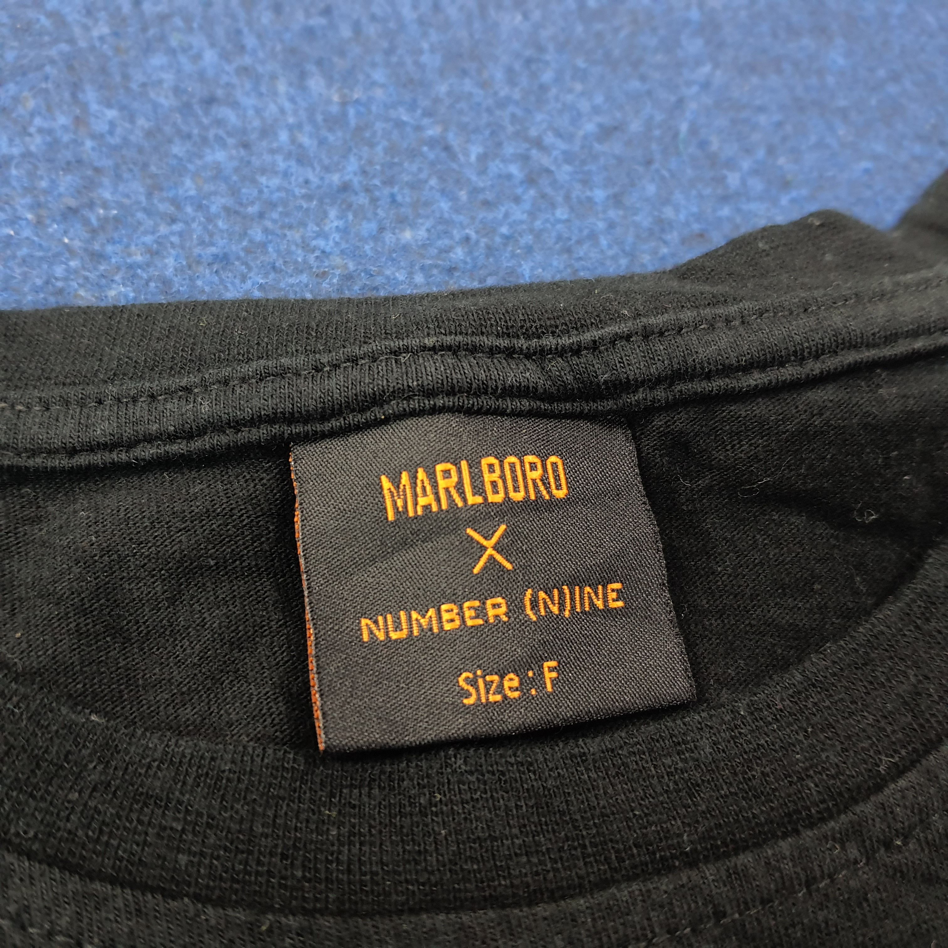 Number (N)ine Vintage Marlboro x Number Nine Custom Logo Tshirt C223N60 Size US L / EU 52-54 / 3 - 5 Thumbnail