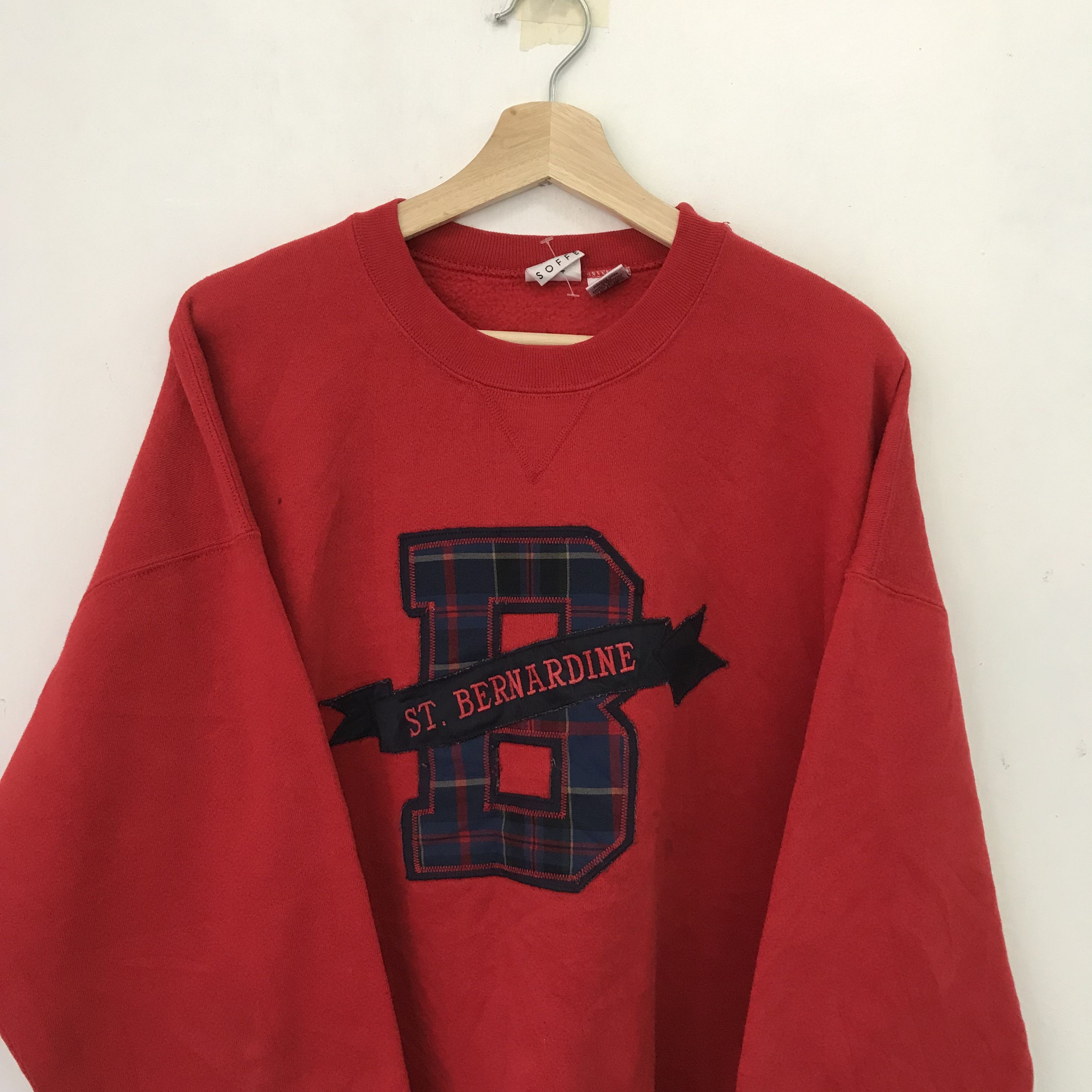 Vintage vintage red sweatshirt - 517 Size US XXL / EU 58 / 5 - 6 Thumbnail
