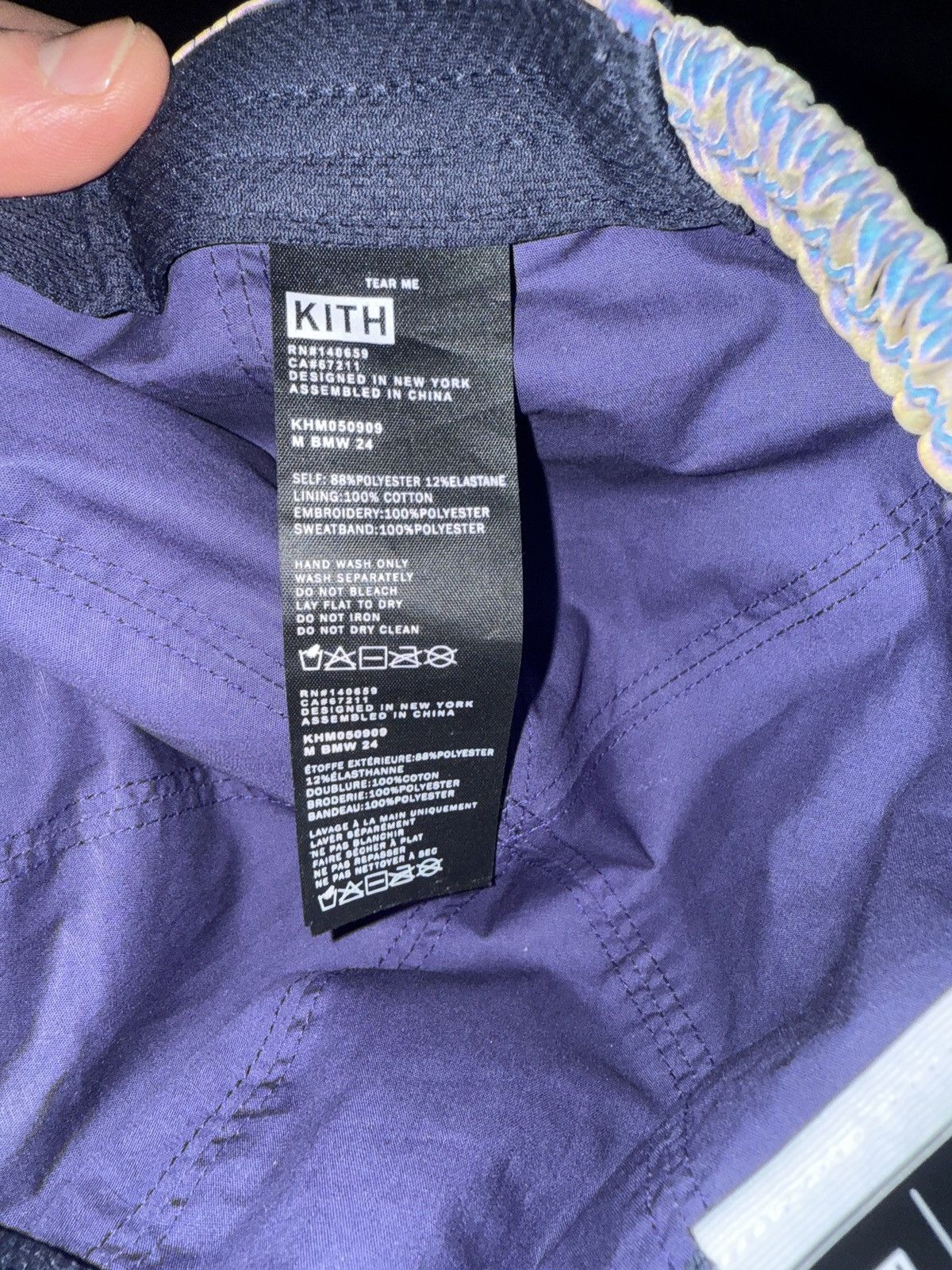BMW × Kith Kith BMW Iridescent Leggero Cap Techno Violet Size ONE SIZE - 6 Thumbnail