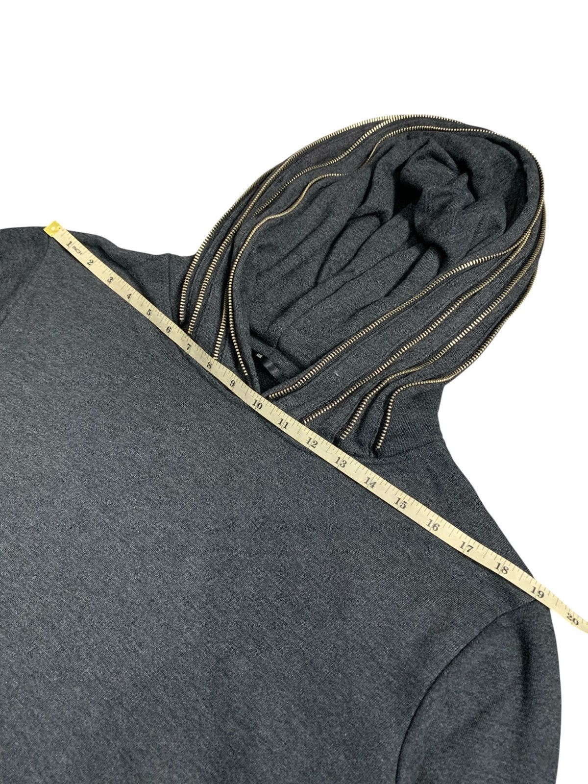 HARE MULTIZIPPER HOODIE RICK OWENS BALENCIAGA STYLE