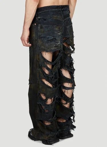 Balenciaga Balenciaga Super Destroyed Denim Pants | Grailed