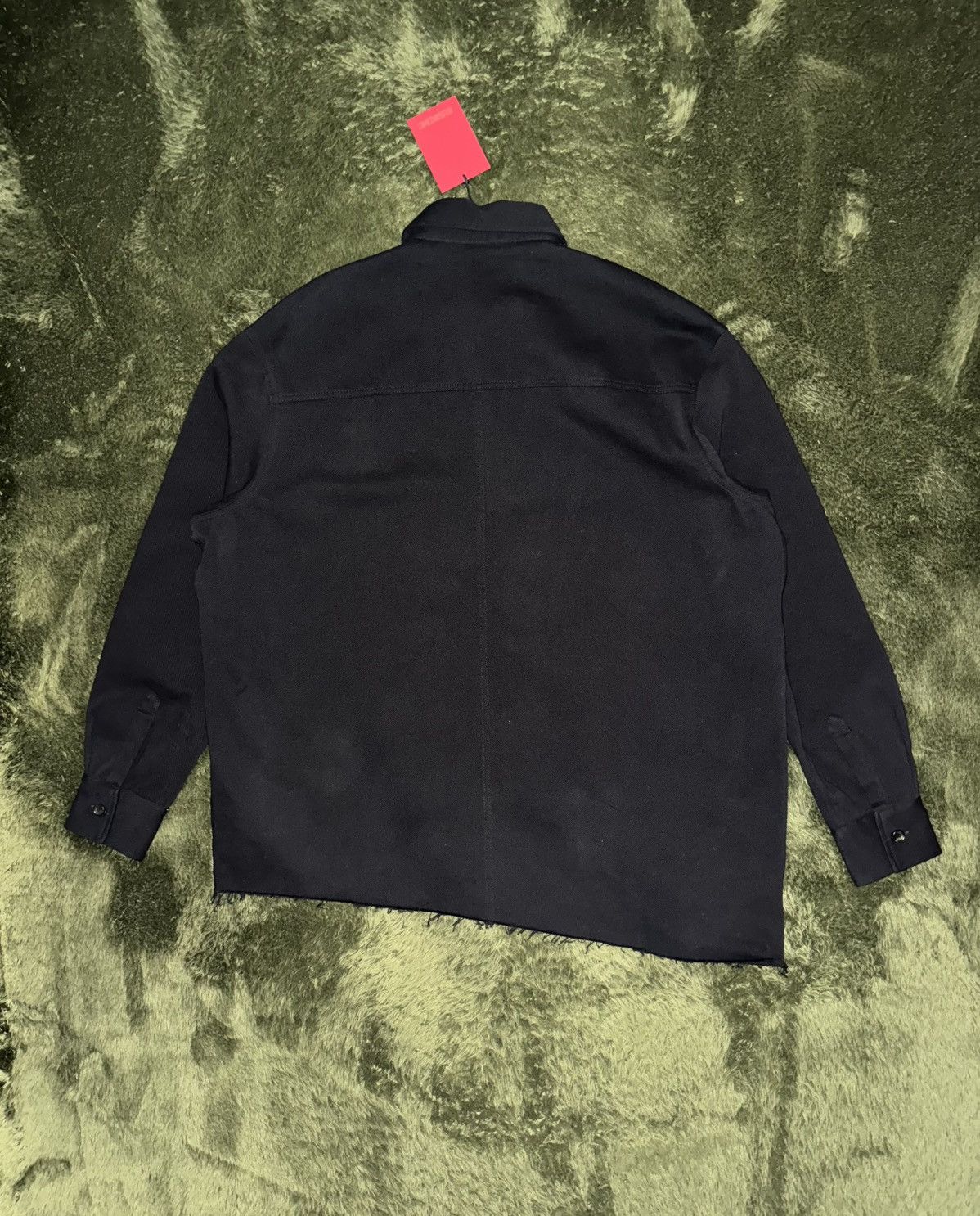 Kusikohc [L] KUSIKOHС Fantasy Unbalanced Heavy Cotton Shirt – Black Size US L / EU 52-54 / 3 - 9 Thumbnail