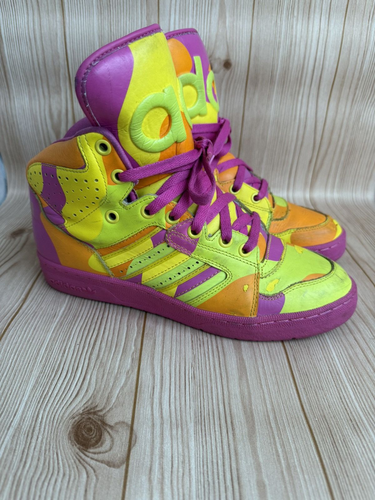 Adidas × Jeremy Scott Neo camo instinct sneakers Size US 7.5 / EU 40-41 - 2 Thumbnail
