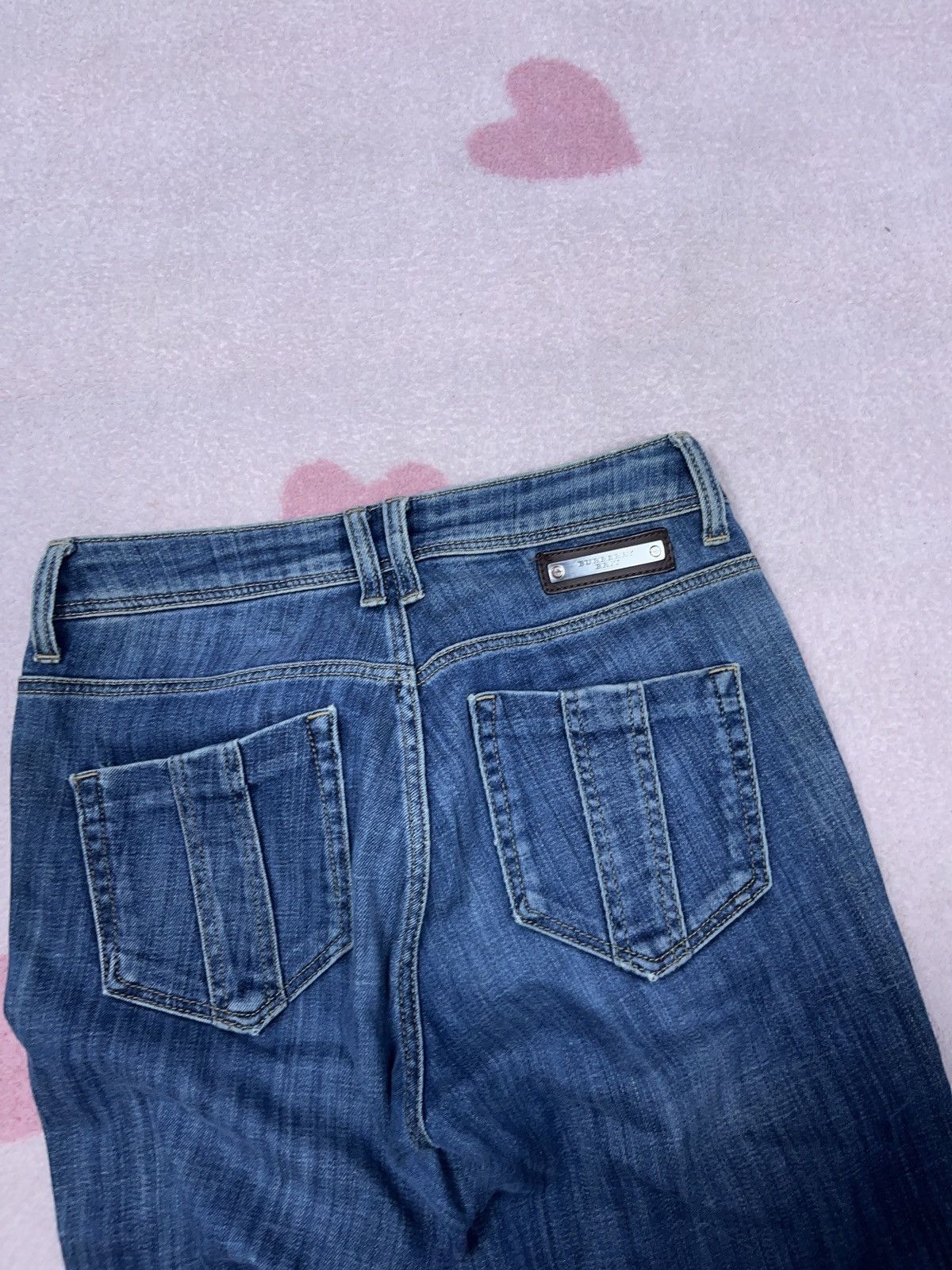 Burberry × Vintage ➕ vintage Burberry Brit straight washed jeans y2k Size 26" / US 2 / IT 38 - 3 Thumbnail