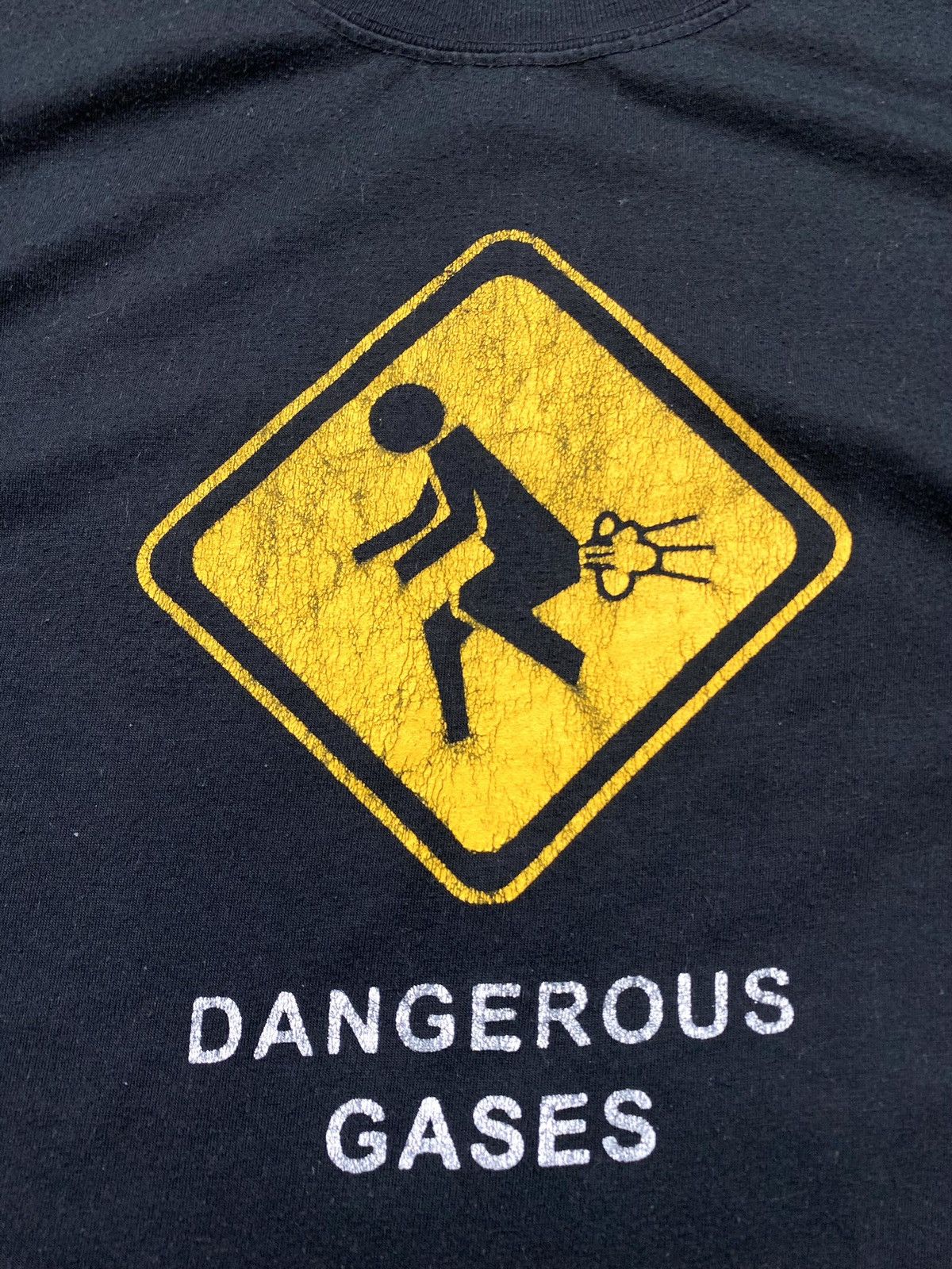 Vintage Y2K 90’s Vintage Dangerous Gases Funny T Shirt Size US XL / EU 56 / 4 - 3 Thumbnail