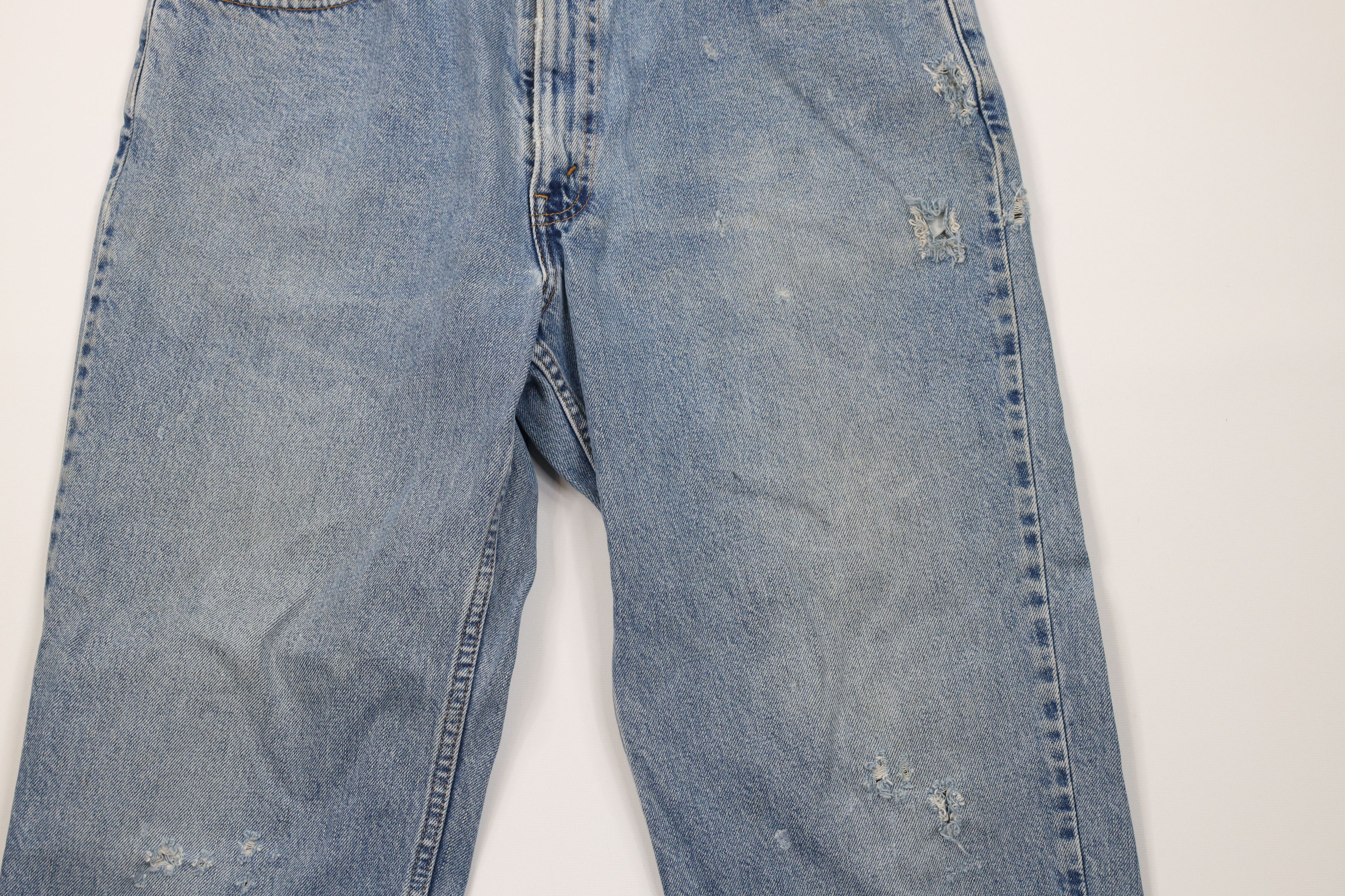 Levi's Vintage Y2K 2002 Levis 550 Relaxed Fit Denim Jeans Blue Size US 36 / EU 52 - 3 Thumbnail