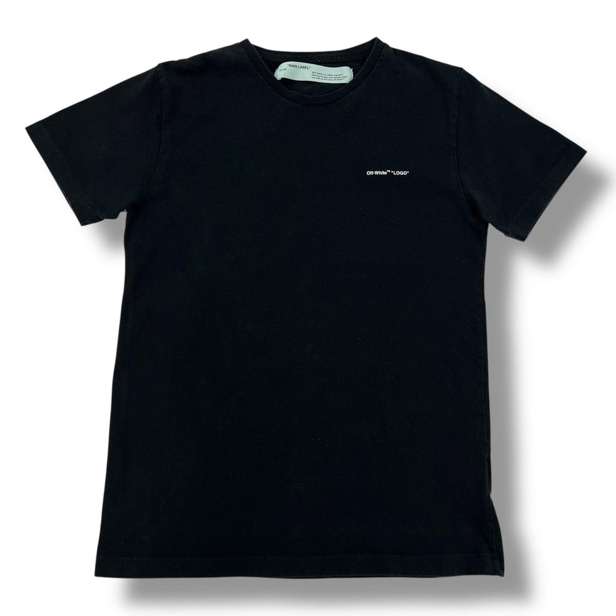 Off-White Off-White Mini Logo Black T Shirt Size US S / EU 44-46 / 1 - 2 Thumbnail