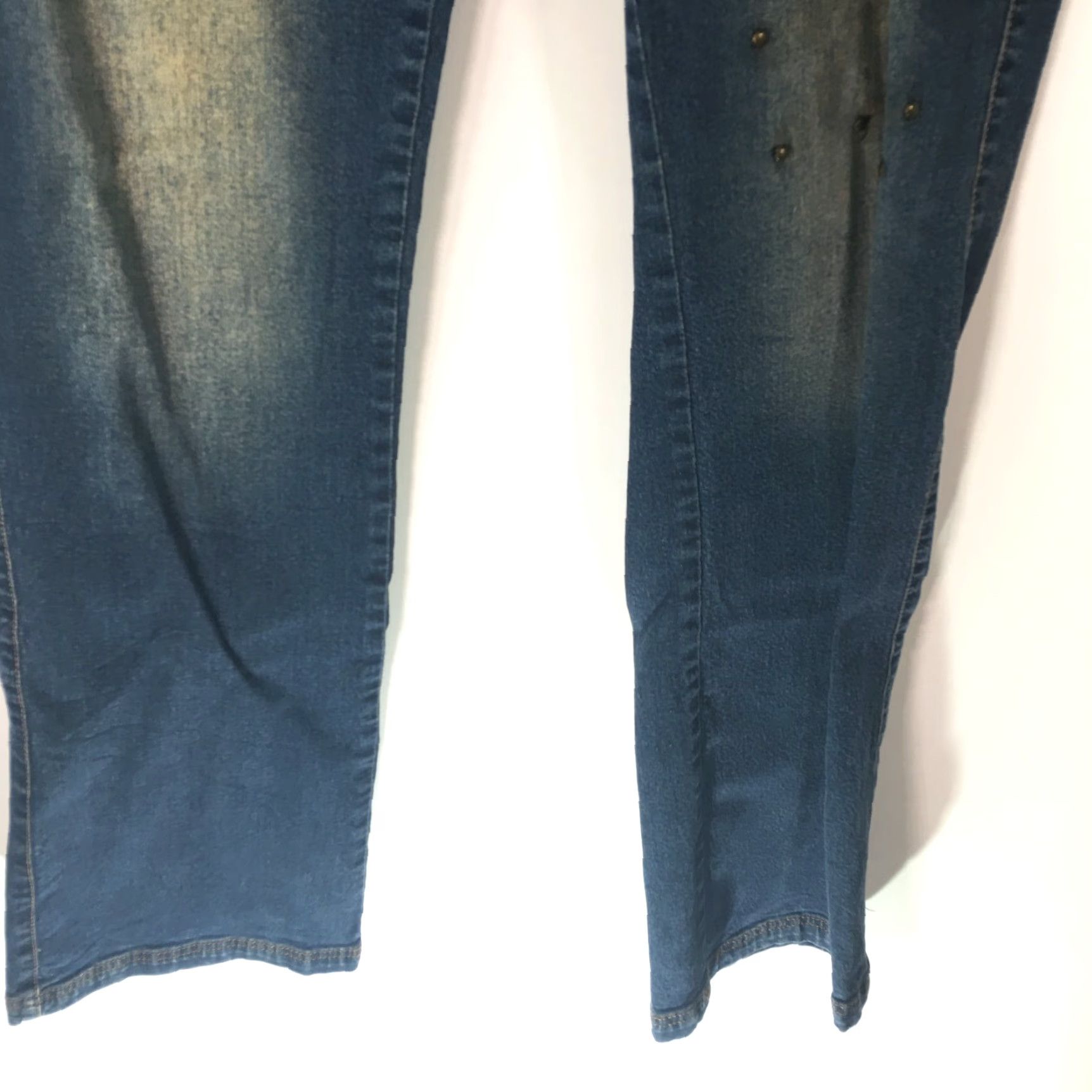Joe Boxer VINTAGE Joe Boxer Women's Casual Straight Leg Jeans Size 13 Blue Denim Belt Loops 32-Inch Inseam Size 34" / US 12 / IT 48 - 6 Thumbnail