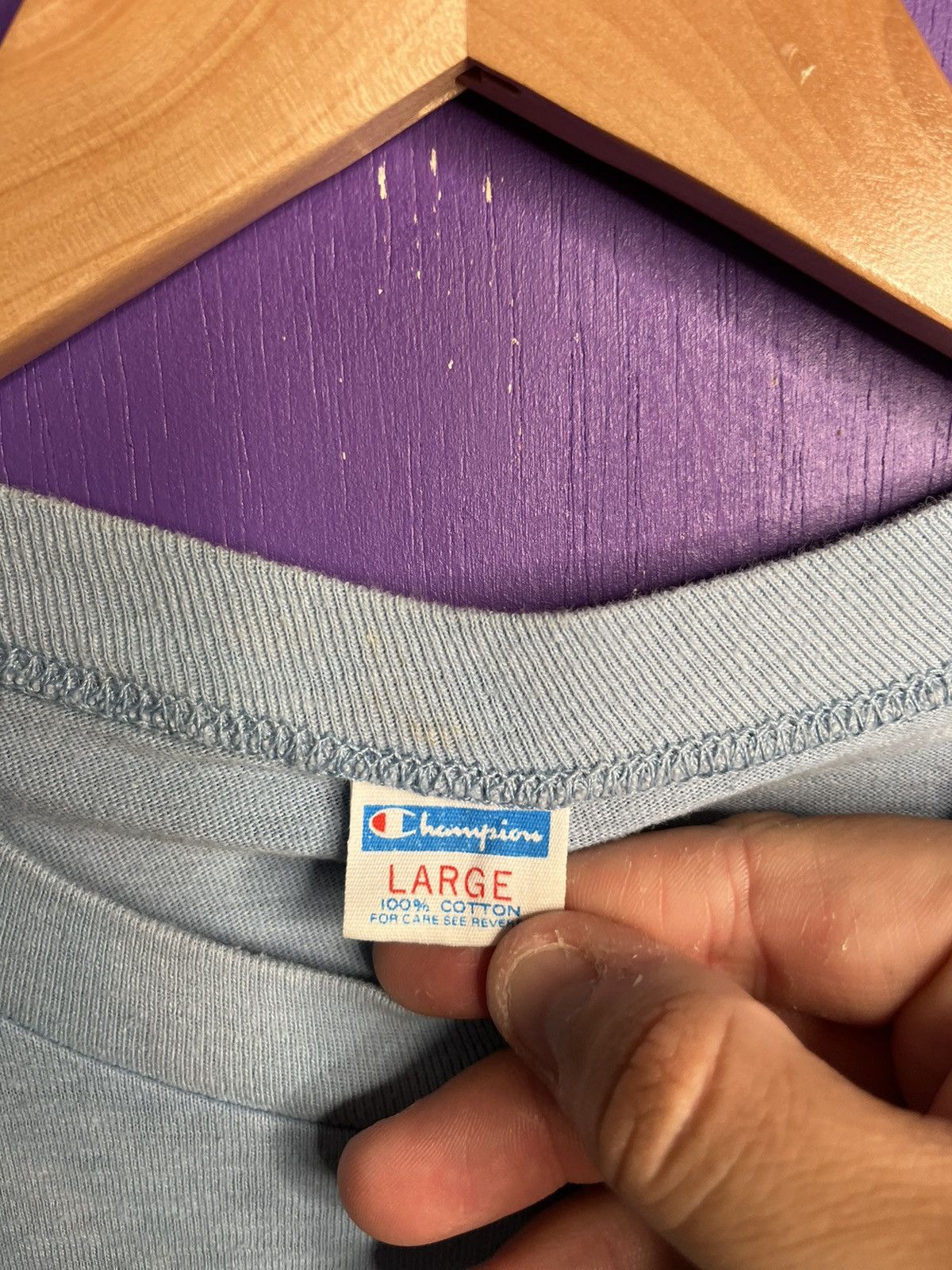 Champion × Vintage Vintage 70s Champion spring branch college t-shirt Size US M / EU 48-50 / 2 - 4 Thumbnail