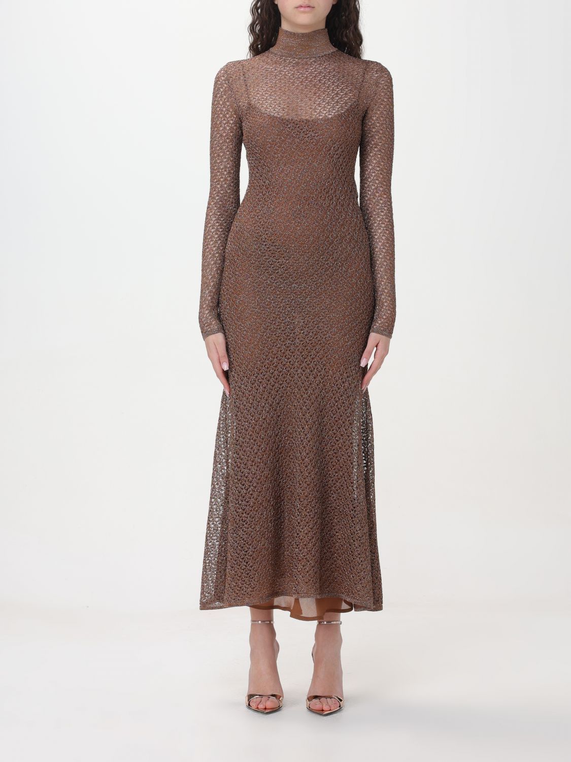 image of Tom Ford Dress Woman Bronze, Women's (Size Small)
