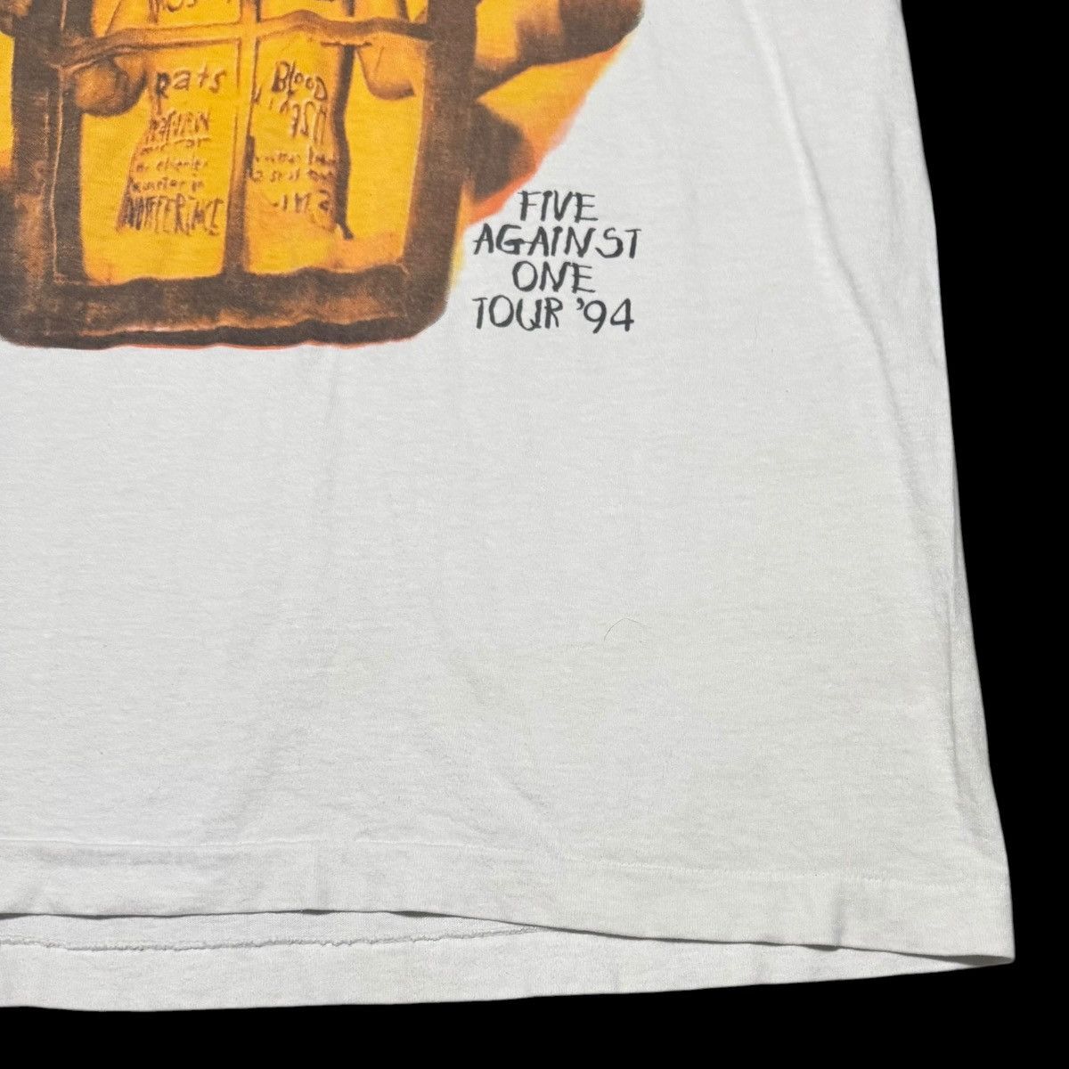 Vintage 1994 Pearl Jam Five Against One Tour Shirt Men's XL FLAWS Size US XL / EU 56 / 4 - 3 Thumbnail