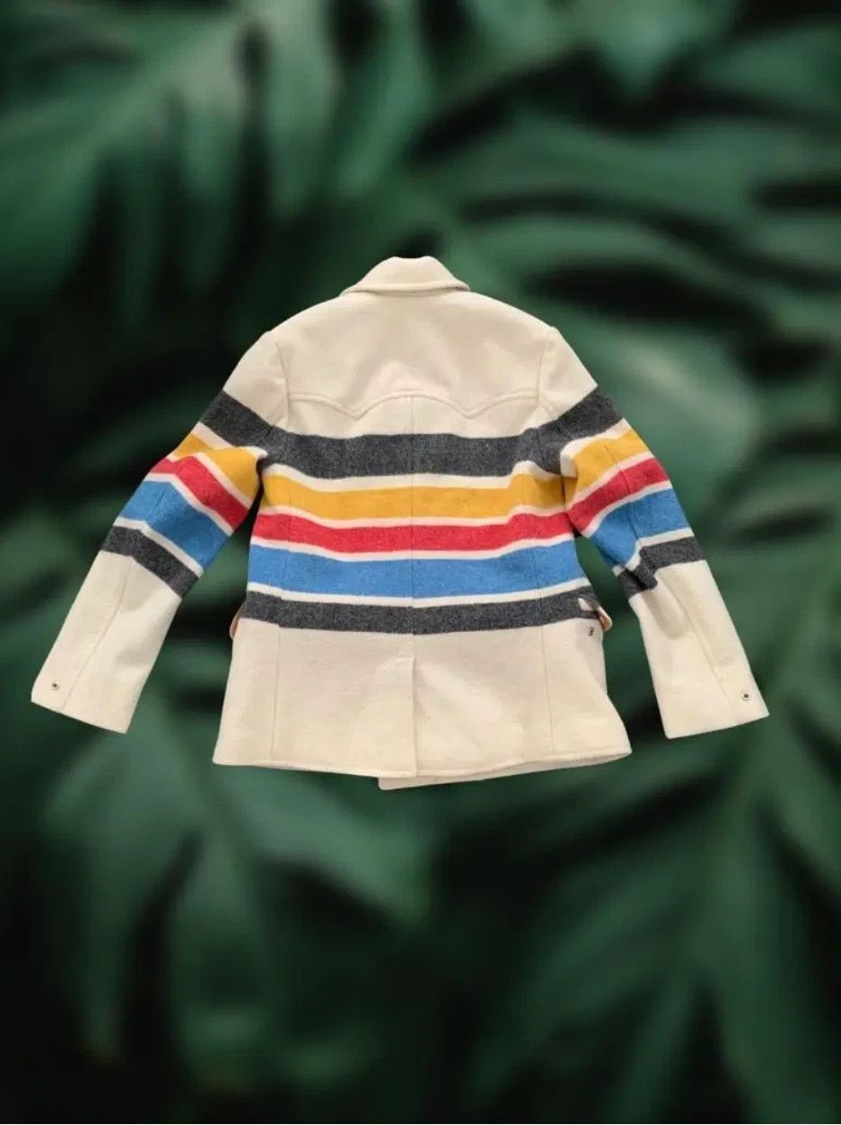 Monitaly Monitaly Multicolor Trench Coat Sz 42/L Size US L / EU 52-54 / 3 - 2 Thumbnail