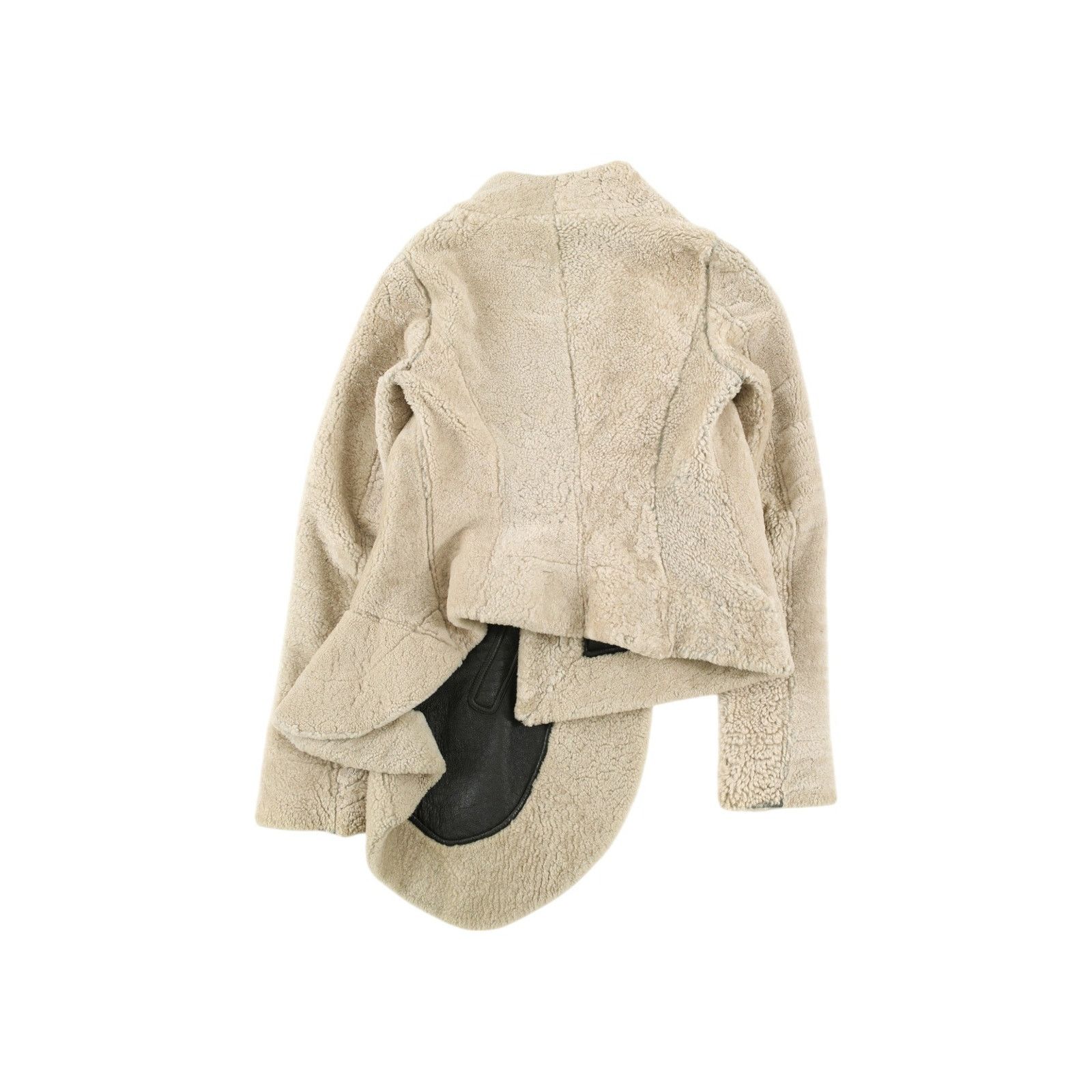 Rick Owens F/W 2011 Reversible Leather Shearling Biker Jacket Size XS / US 0-2 / IT 36-38 - 6 Thumbnail