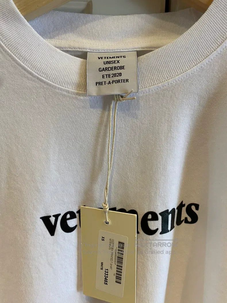 Vetements Vetements Classic T-Shirt Short Sleeve Size US XS / EU 42 / 0 - 2 Thumbnail