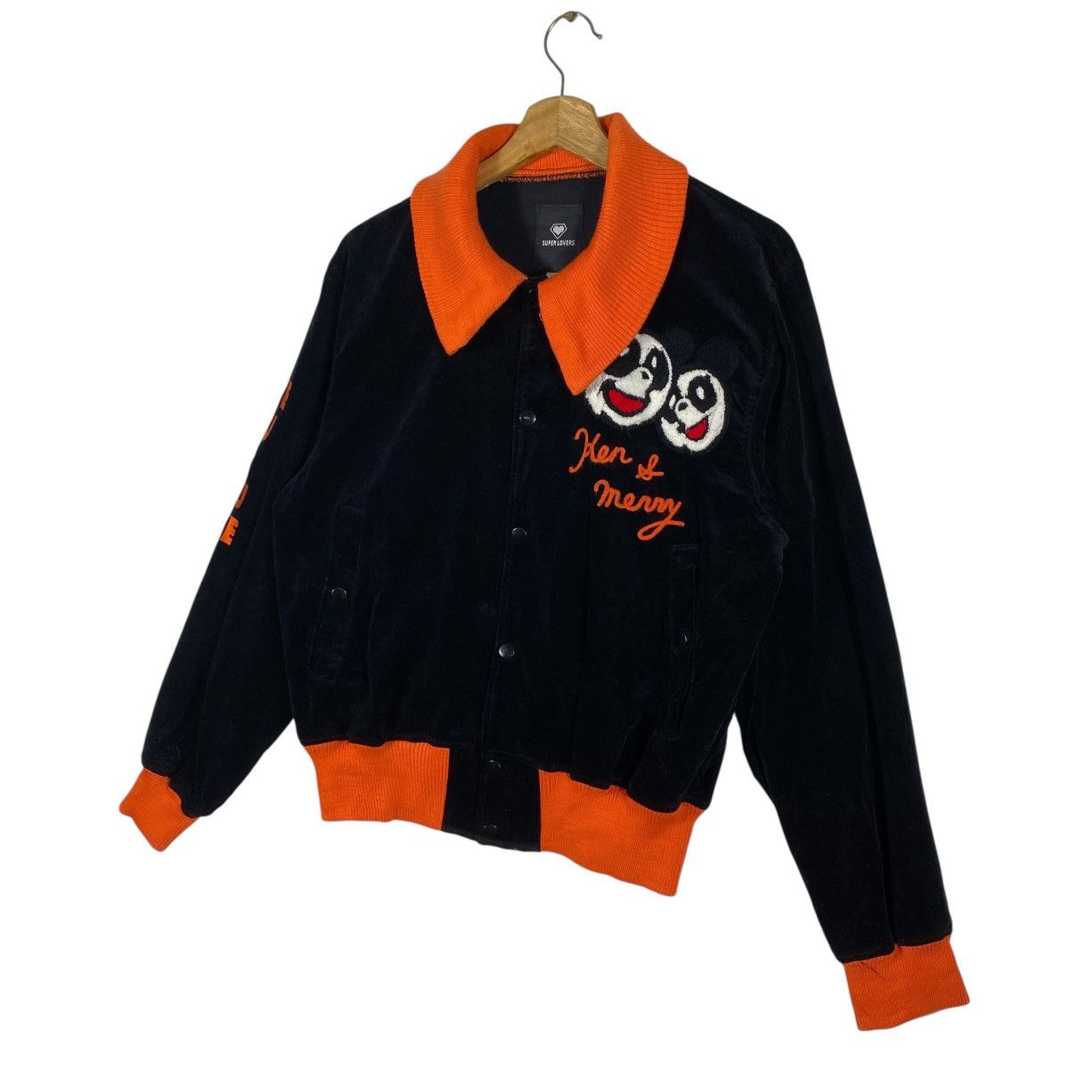 Japanese Brand Vintage Super Lovers Velvet Button Jacket Free Size Size US M / EU 48-50 / 2 - 2 Thumbnail