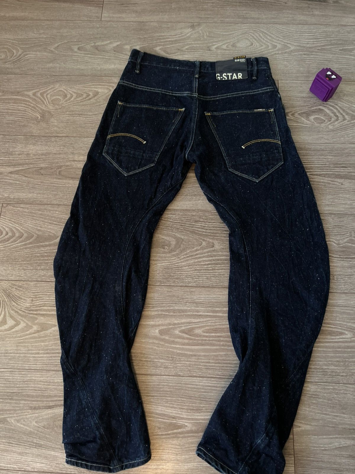 G-Star Y2K G-Star Raw ARC 3D Loose Tapered Braces Opium 03301 Jeans Size US 30 / EU 46 - 15 Thumbnail