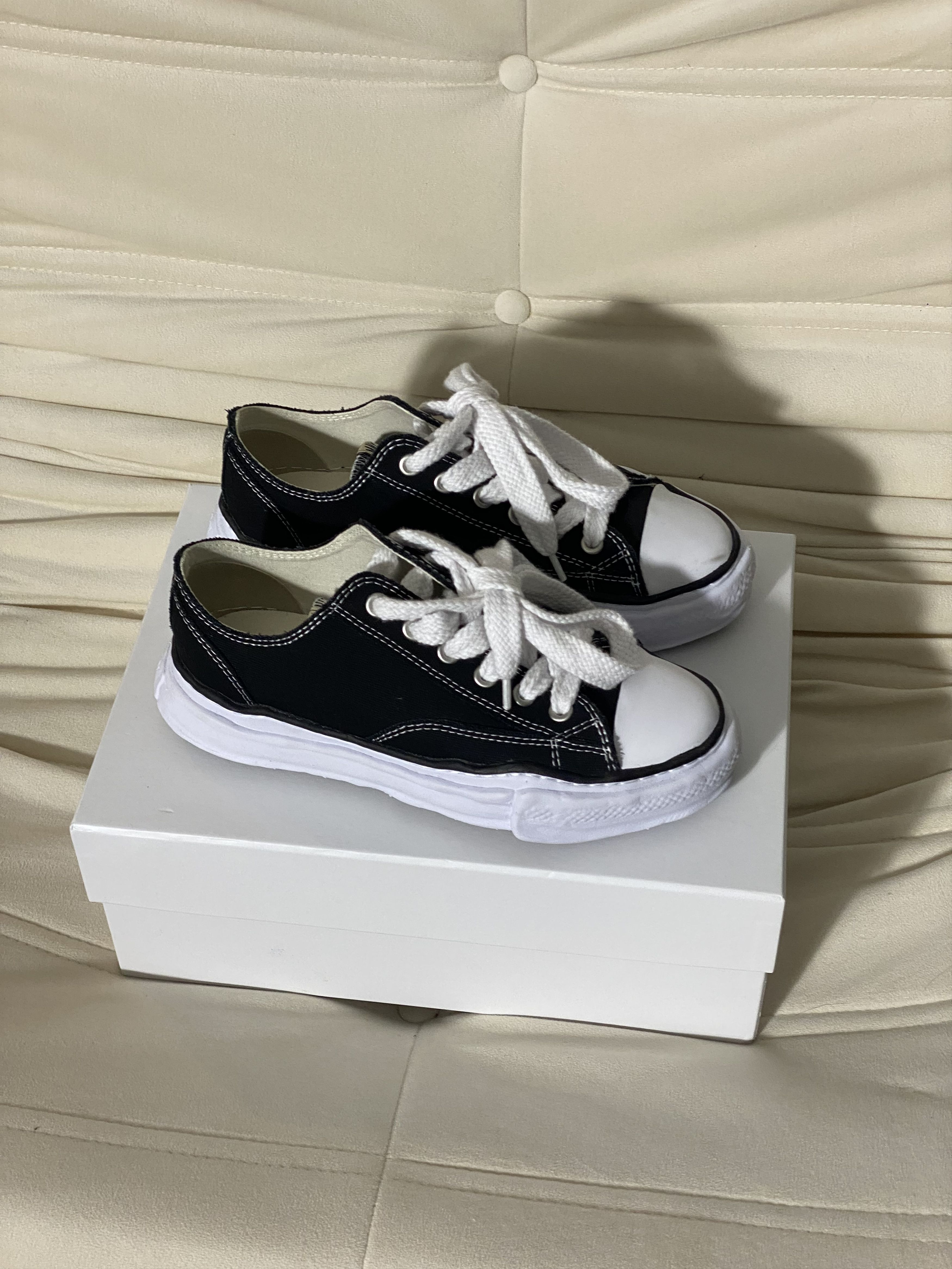 Maison MIHARA YASUHIRO Mihara Yasuhiro Peterson low black 41 og Size US 9 / EU 42 - 3 Thumbnail