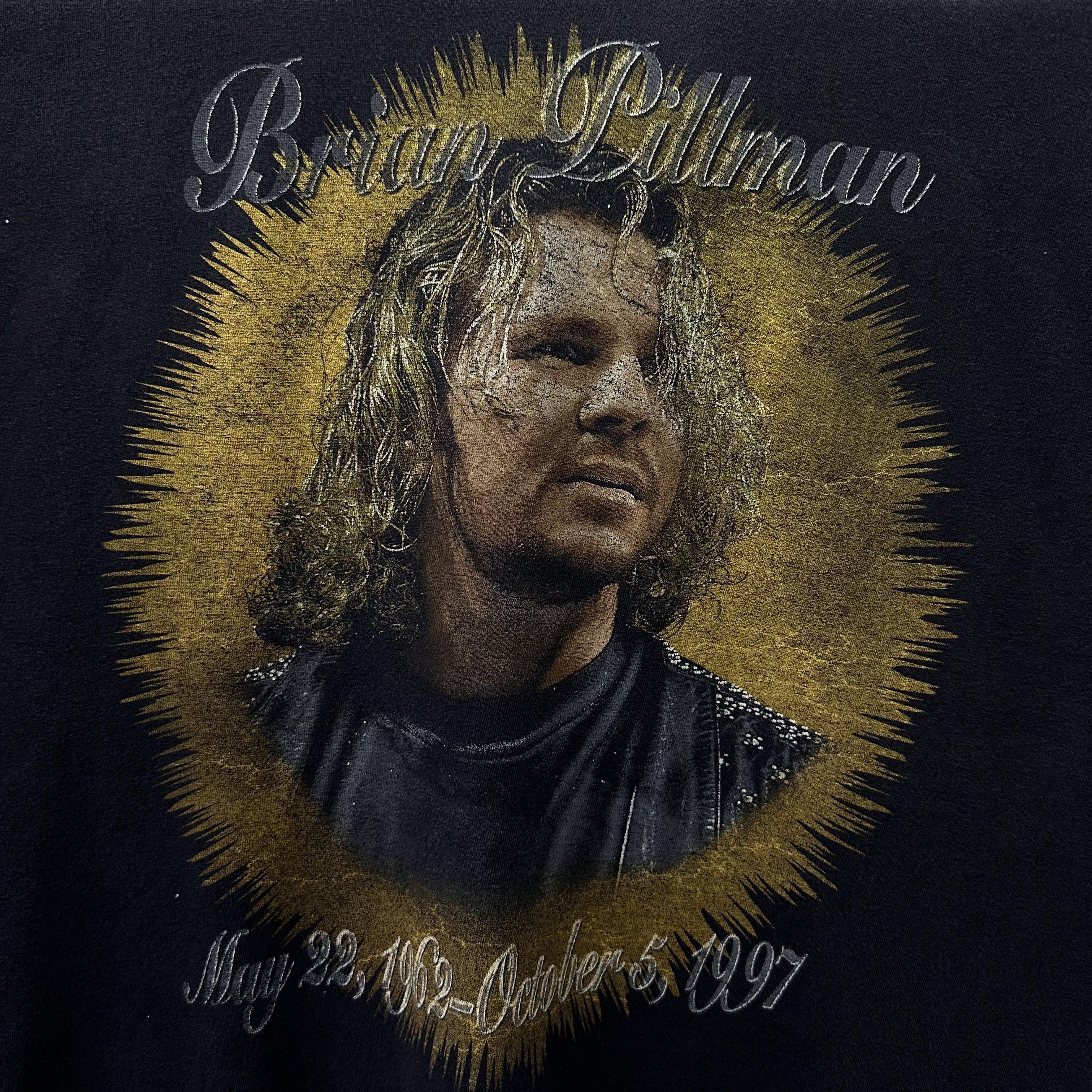 WWF Brian Pillman Memorial Shirt Vintage 1997 WWF Shirt Size US XXL / EU 58 / 5 - 2 Thumbnail