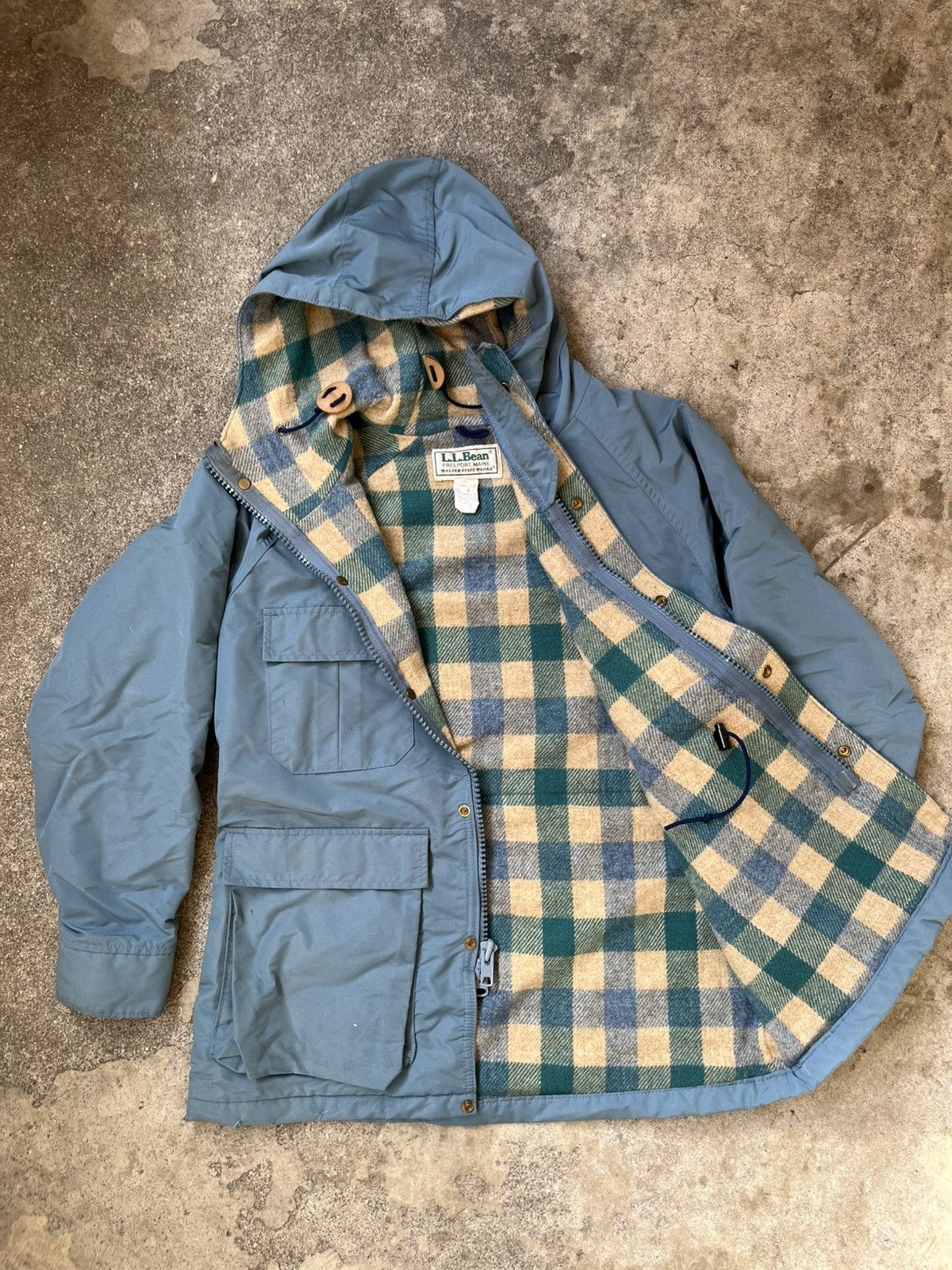 L.L. Bean Vintage 80s L.L. Bean Baxter State Parka Wool Lined Coat Size M / US 6-8 / IT 42-44 - 3 Thumbnail