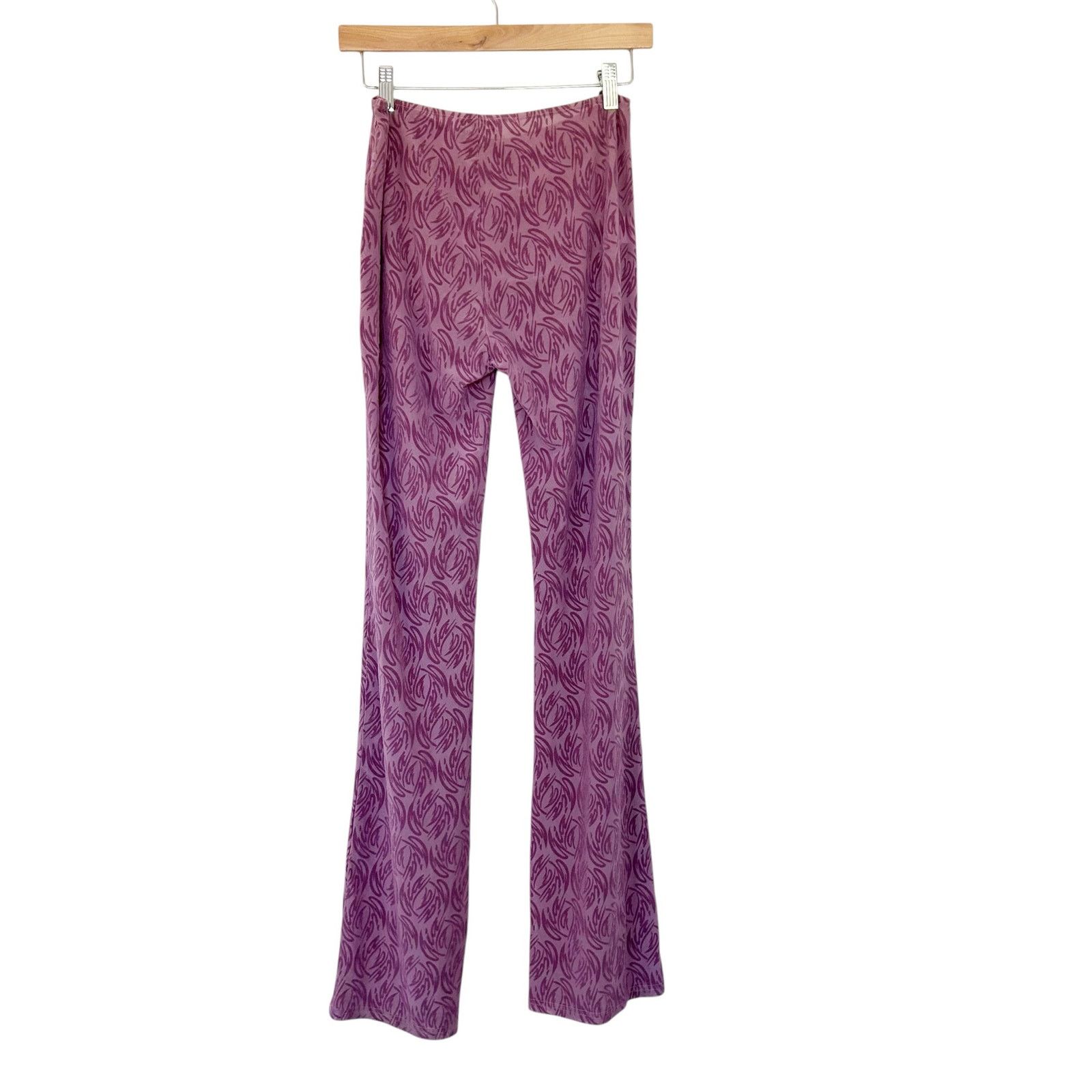 I AM GIA Purple Semi Sheer Mesh Laurella Pants Sz M