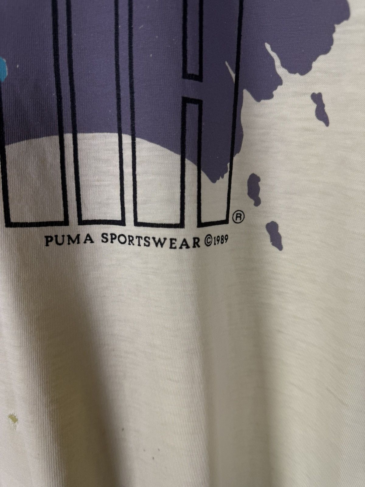 Puma Puma vintage 1989 sportwear tee Size US XL / EU 56 / 4 - 4 Thumbnail