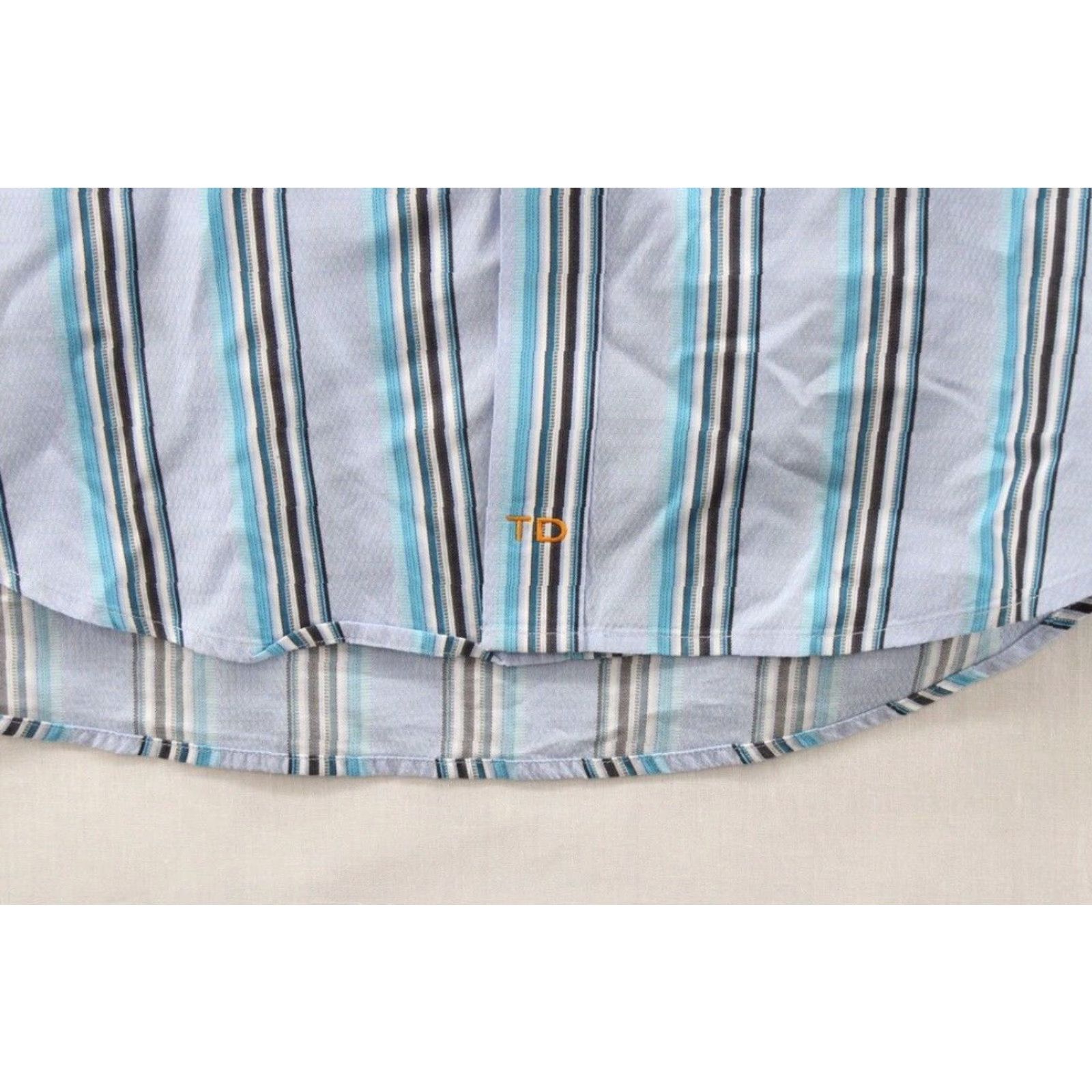 Vintage Thomas Dean Dress Shirt Men’s Large Blue Striped Woven Cotton Casual Shirt Dress Shirt Men’s Large Blue Striped Woven Cotton Casual Size US L / EU 52-54 / 3 - 4 Thumbnail